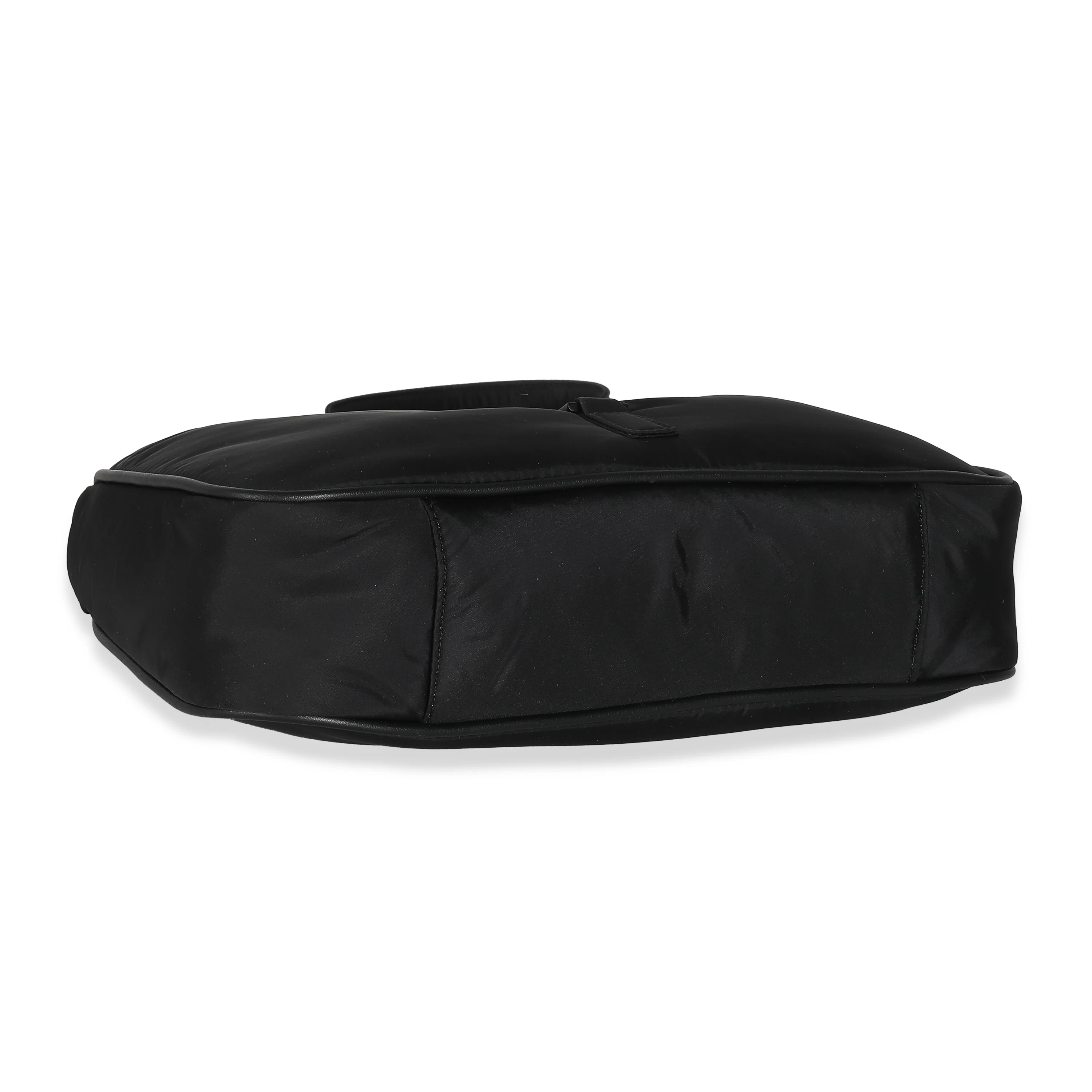 Black Econyl Nylon Le 5 A 7 Hobo - Image 6