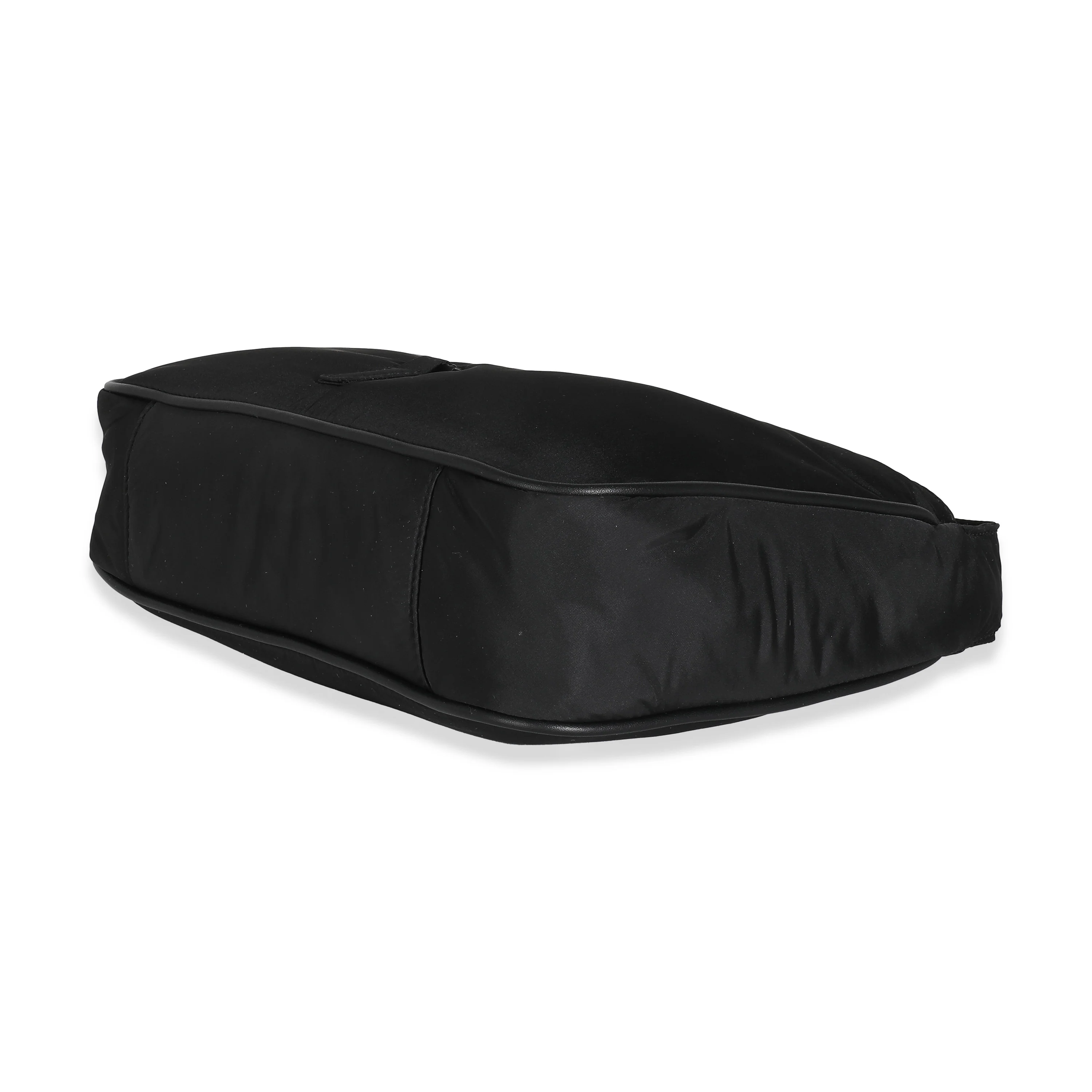 Black Econyl Nylon Le 5 A 7 Hobo - Image 7