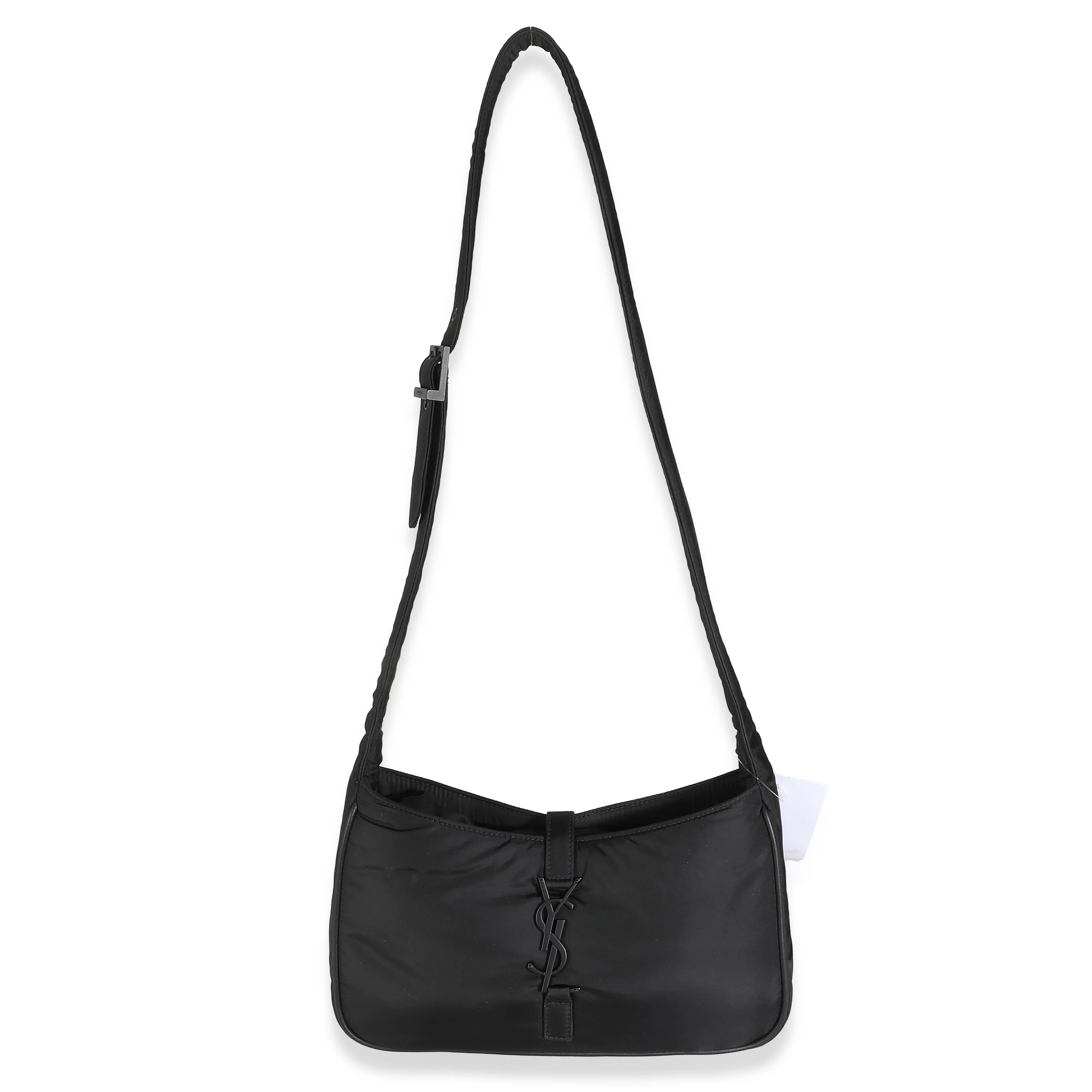 Black Econyl Nylon Le 5 A 7 Hobo - Image 8