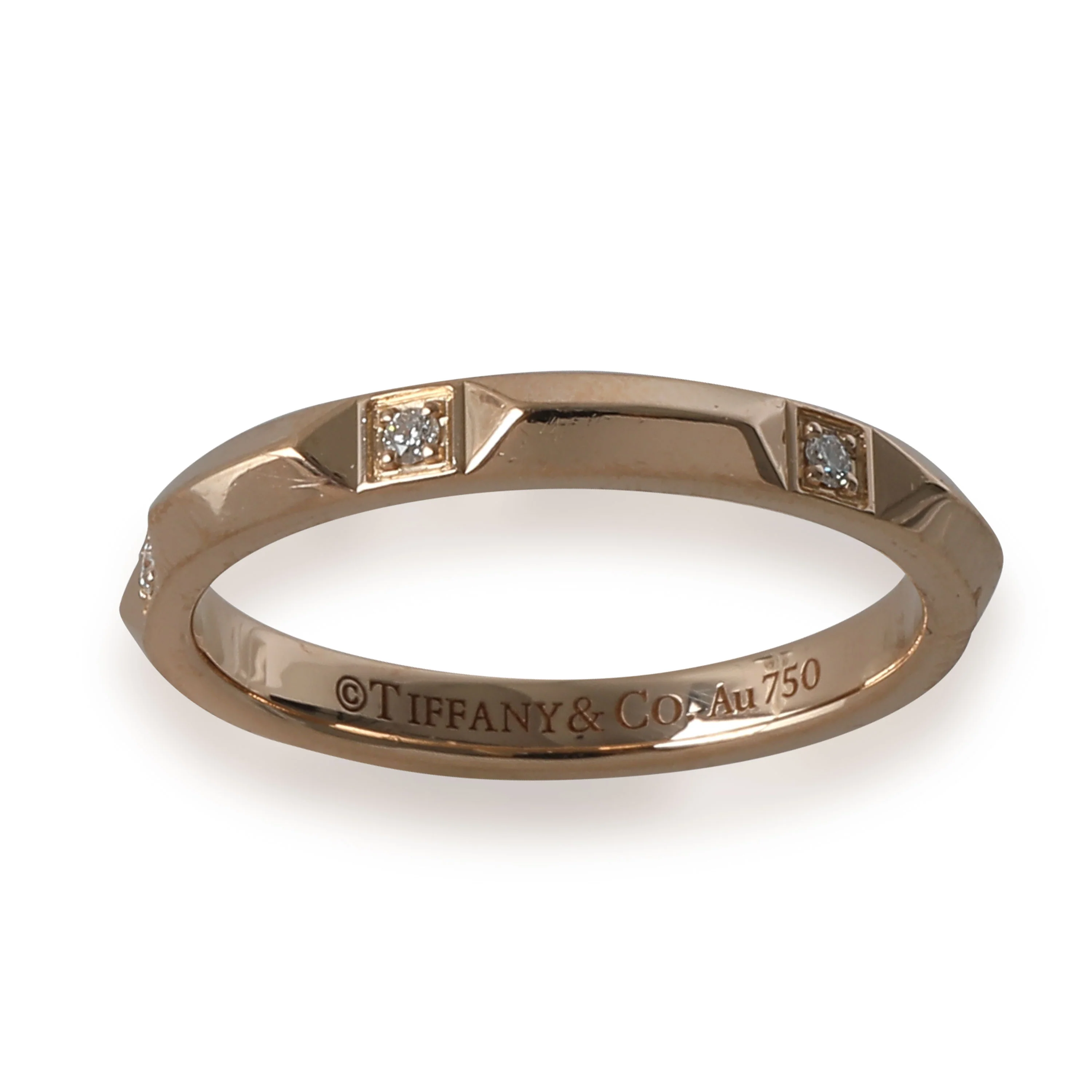 Tiffany True Band in 18k Rose Gold 0.05 CTW - Image 3