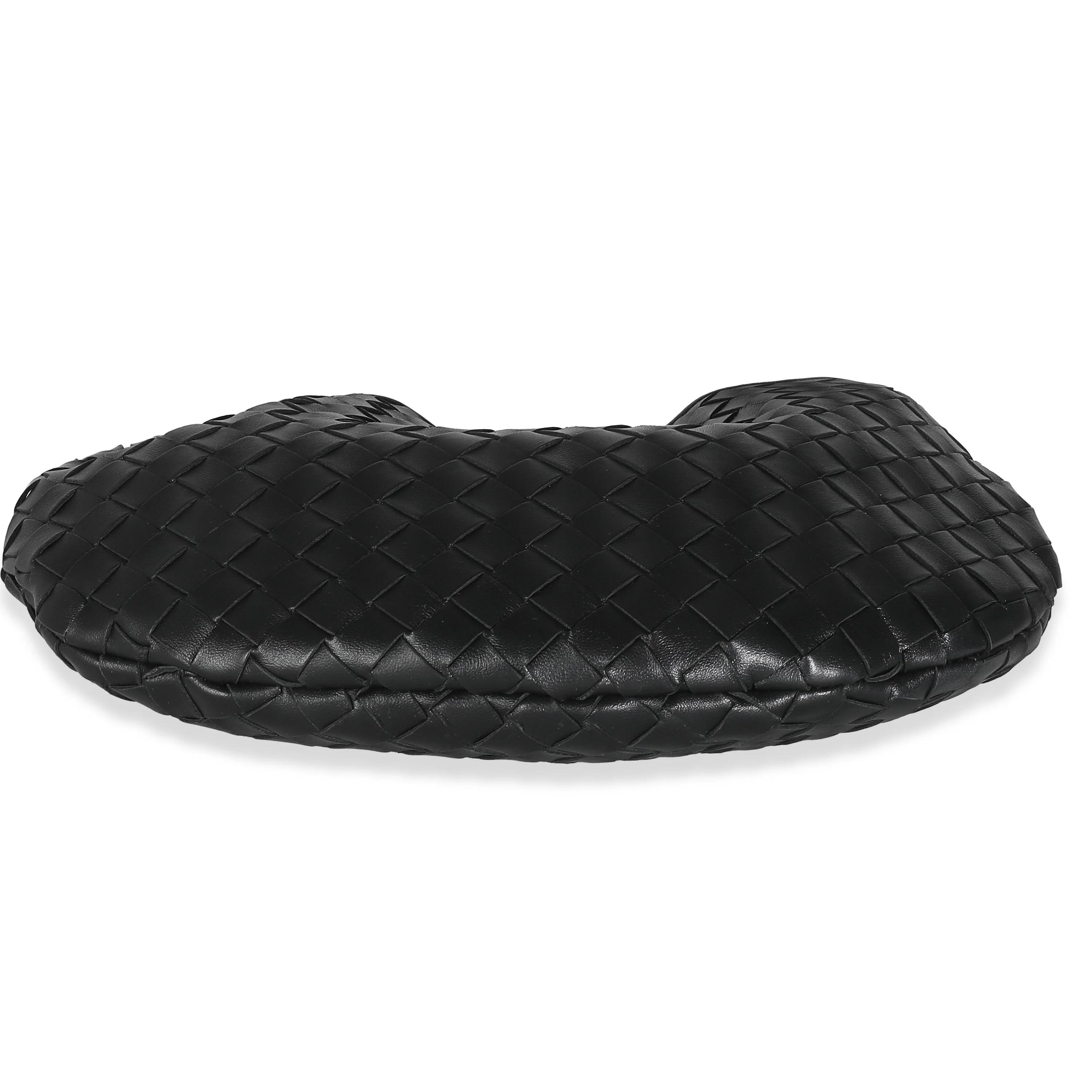 Black Nappa Intrecciato Small Sardine With Chain - Image 5