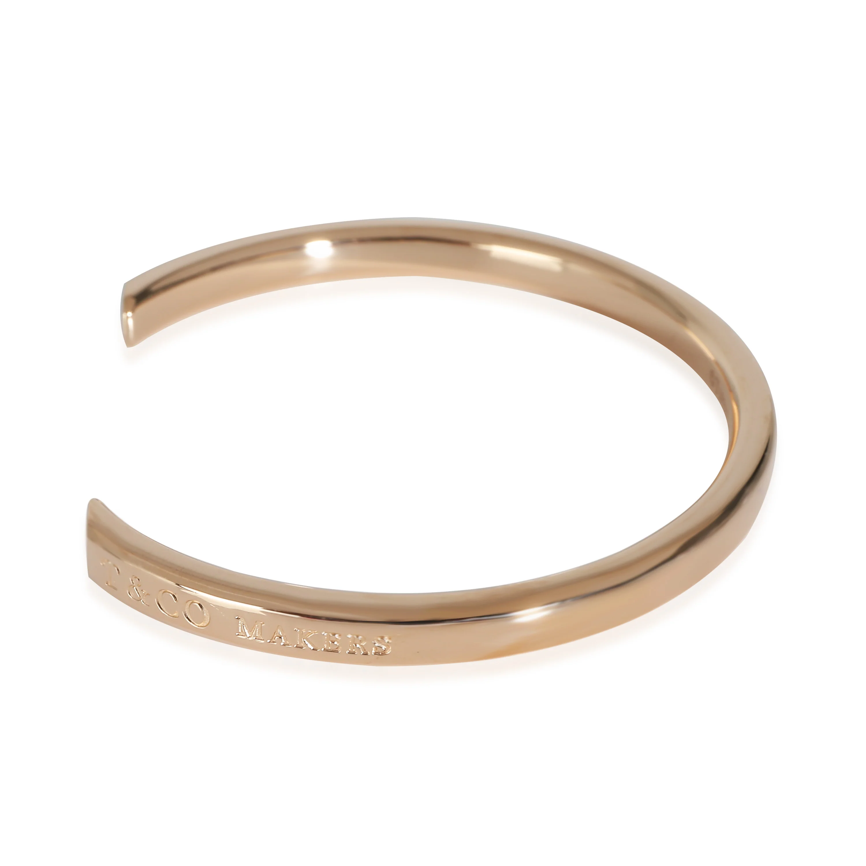 1837 MAKERS Narrow Cuff Bracelet in 18K Rose Gold - Image 2