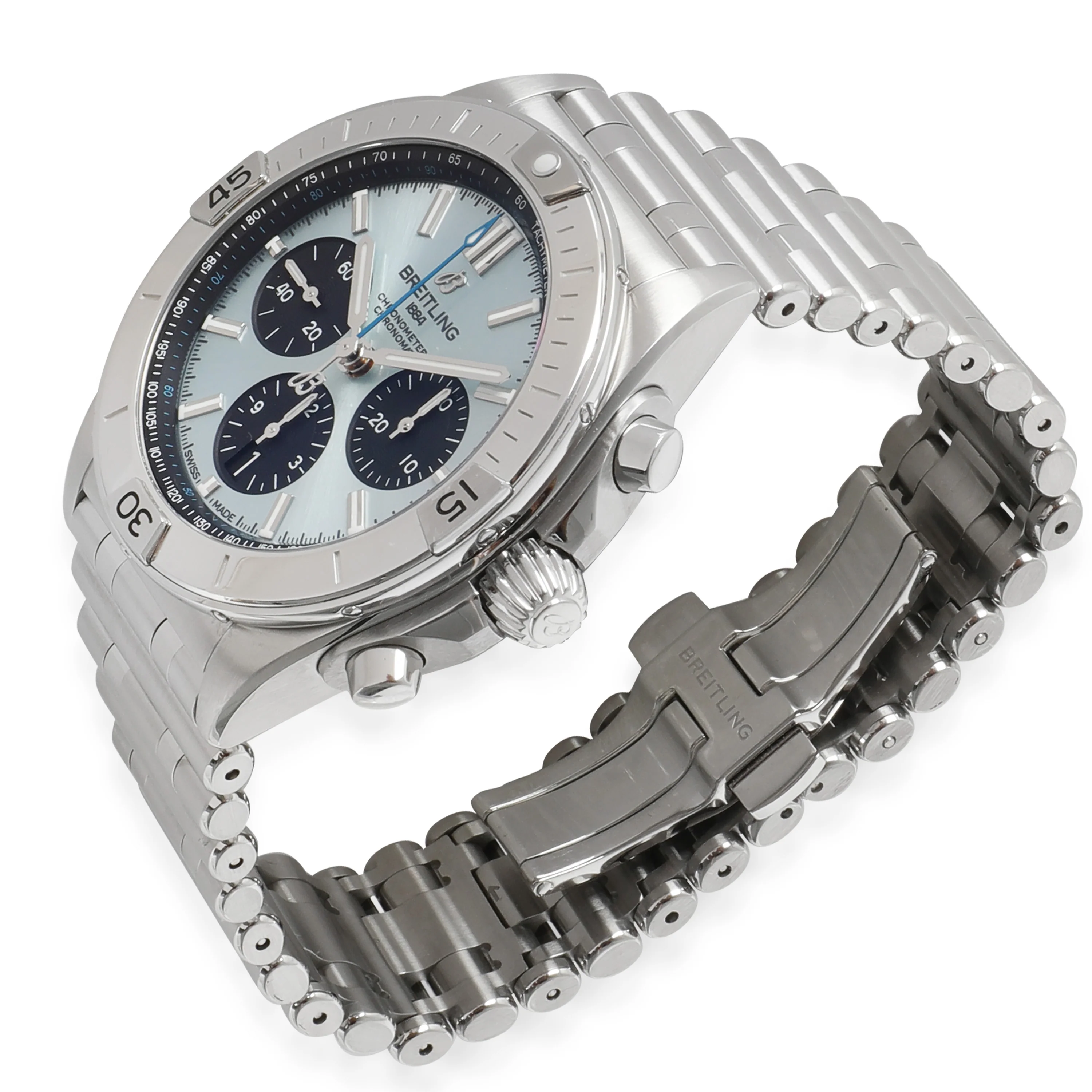 Chronomat B01 PB0134 Mens Watch in  Stainless Steel/Platinum - Image 3