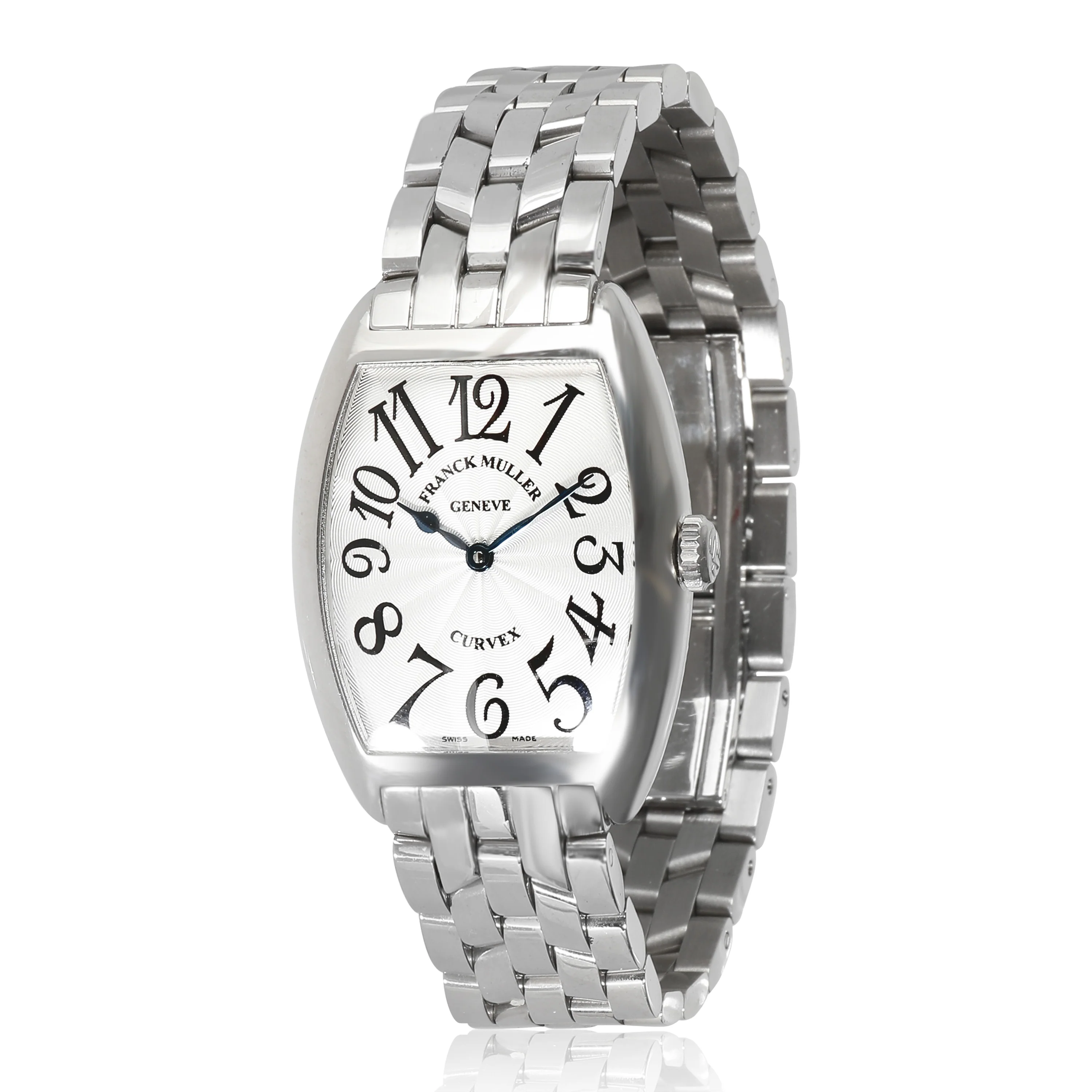 Cintree Curvex 7502 QZ Unisex Watch in Stainless Steel