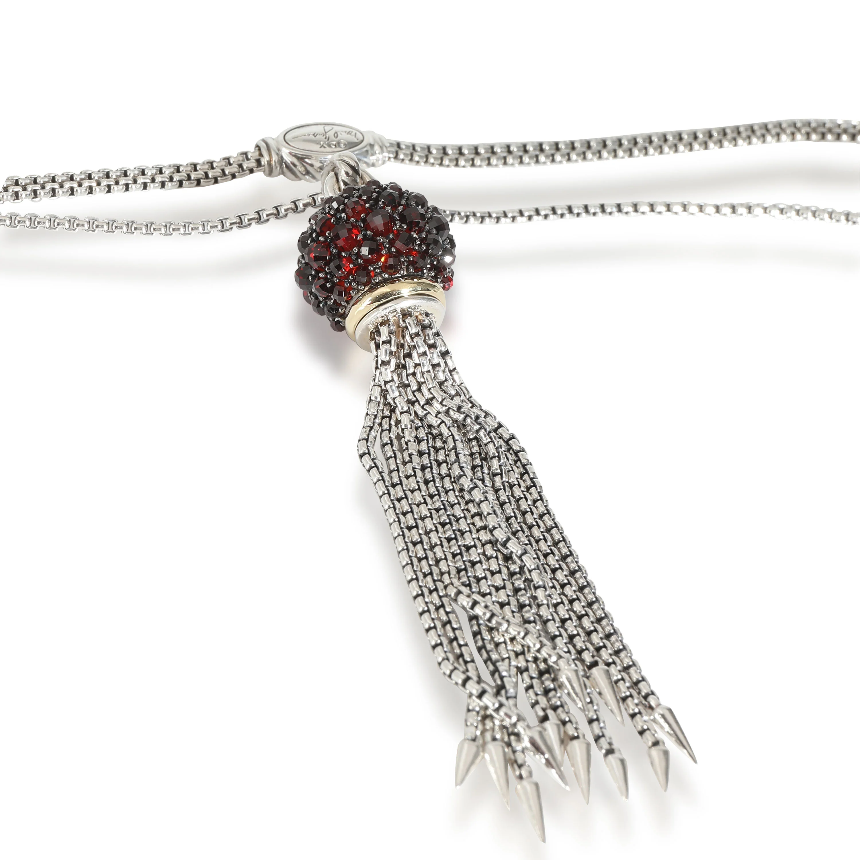 Garnet Necklace in  Sterling Silver - Image 3