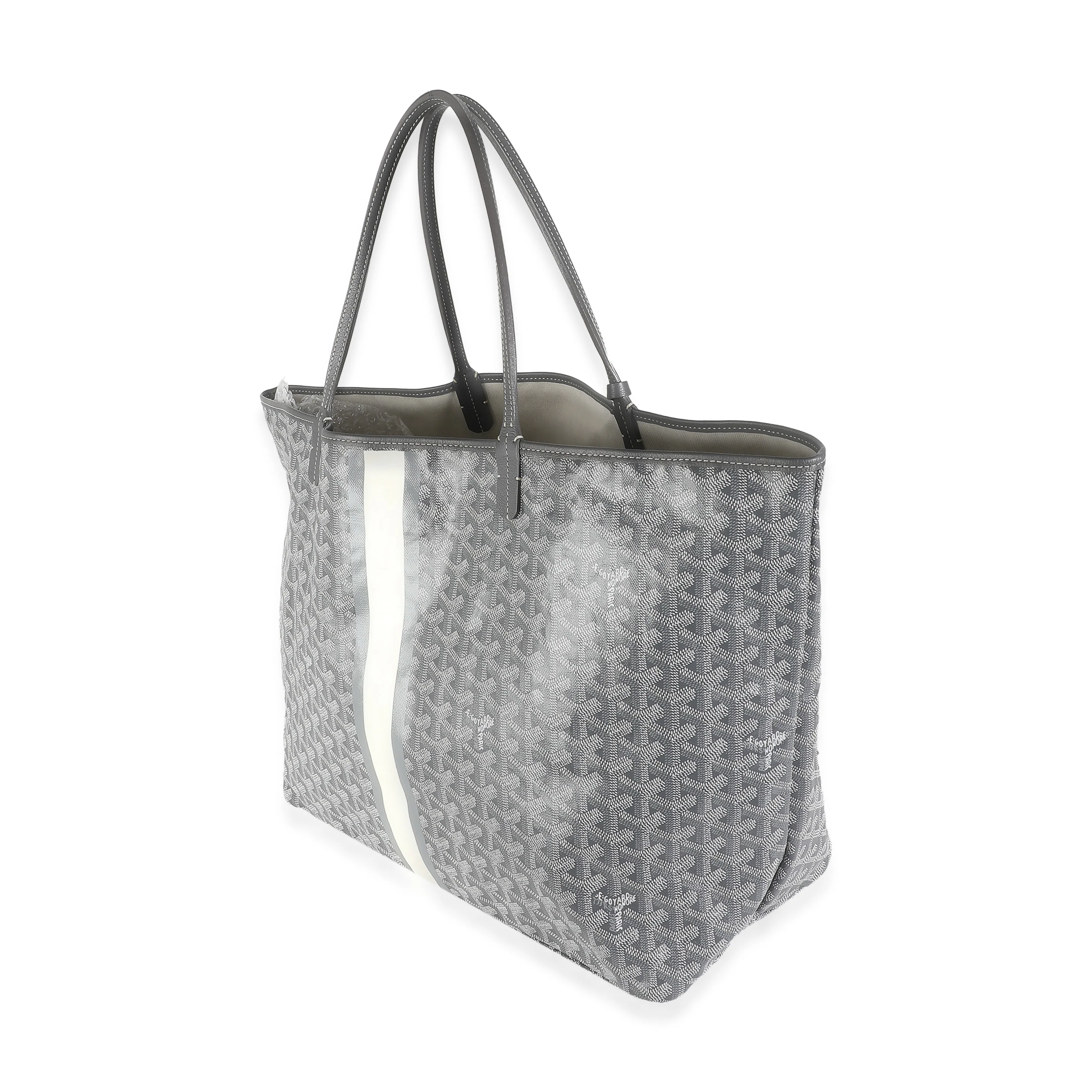 Grey Striped Goyardine Canvas Saint Louis GM - Image 2