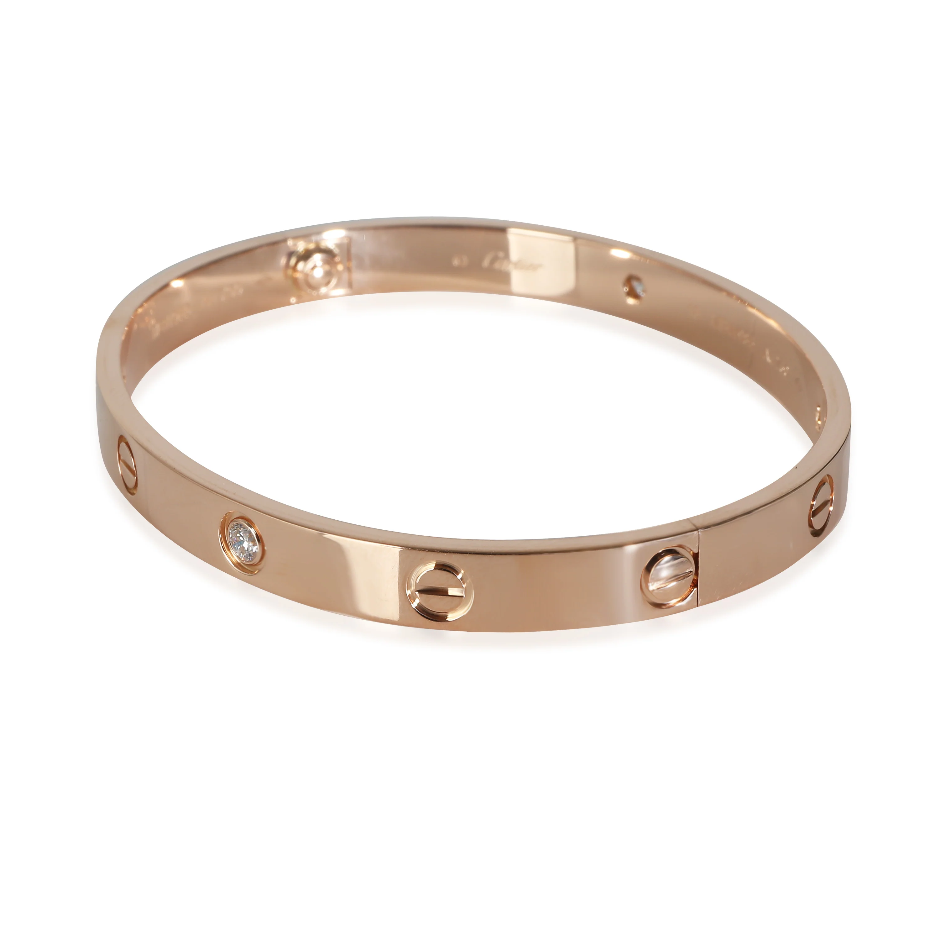 Love Bracelet, Diamonds (Rose Gold) - Image 2