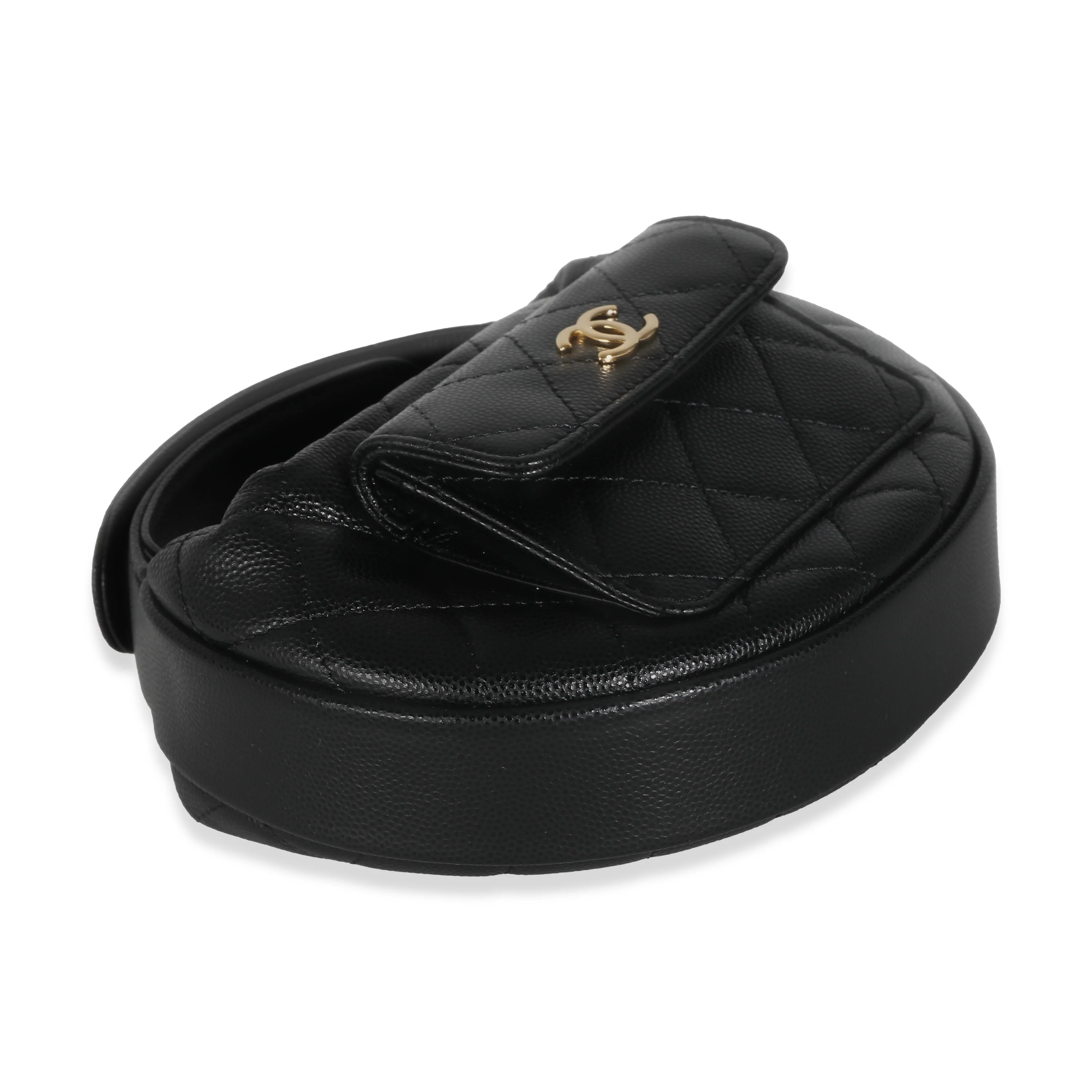 Black Quilted Polly Pocket Hobo - Image 6