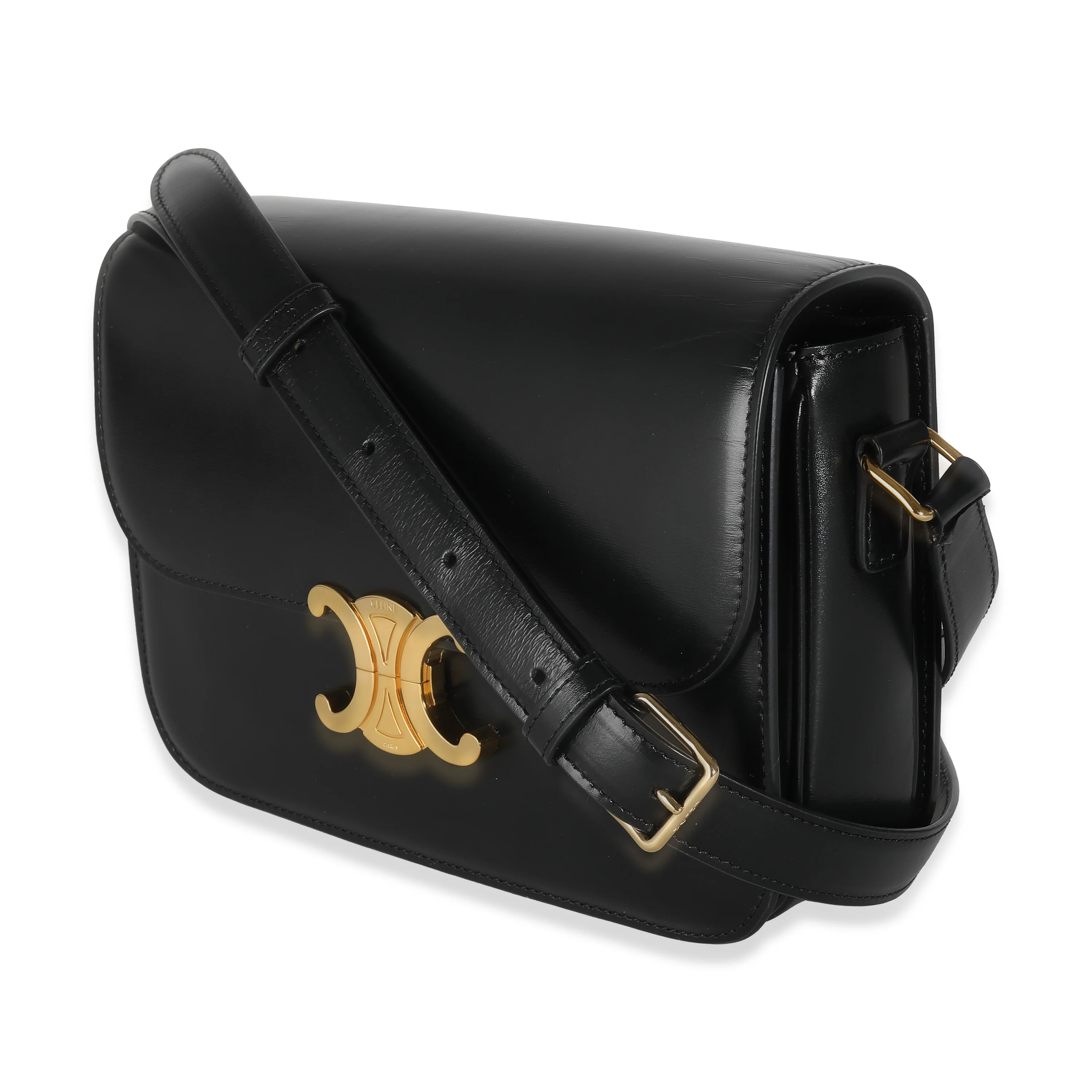 Black Shiny Calfskin Teen Triomphe - Image 2