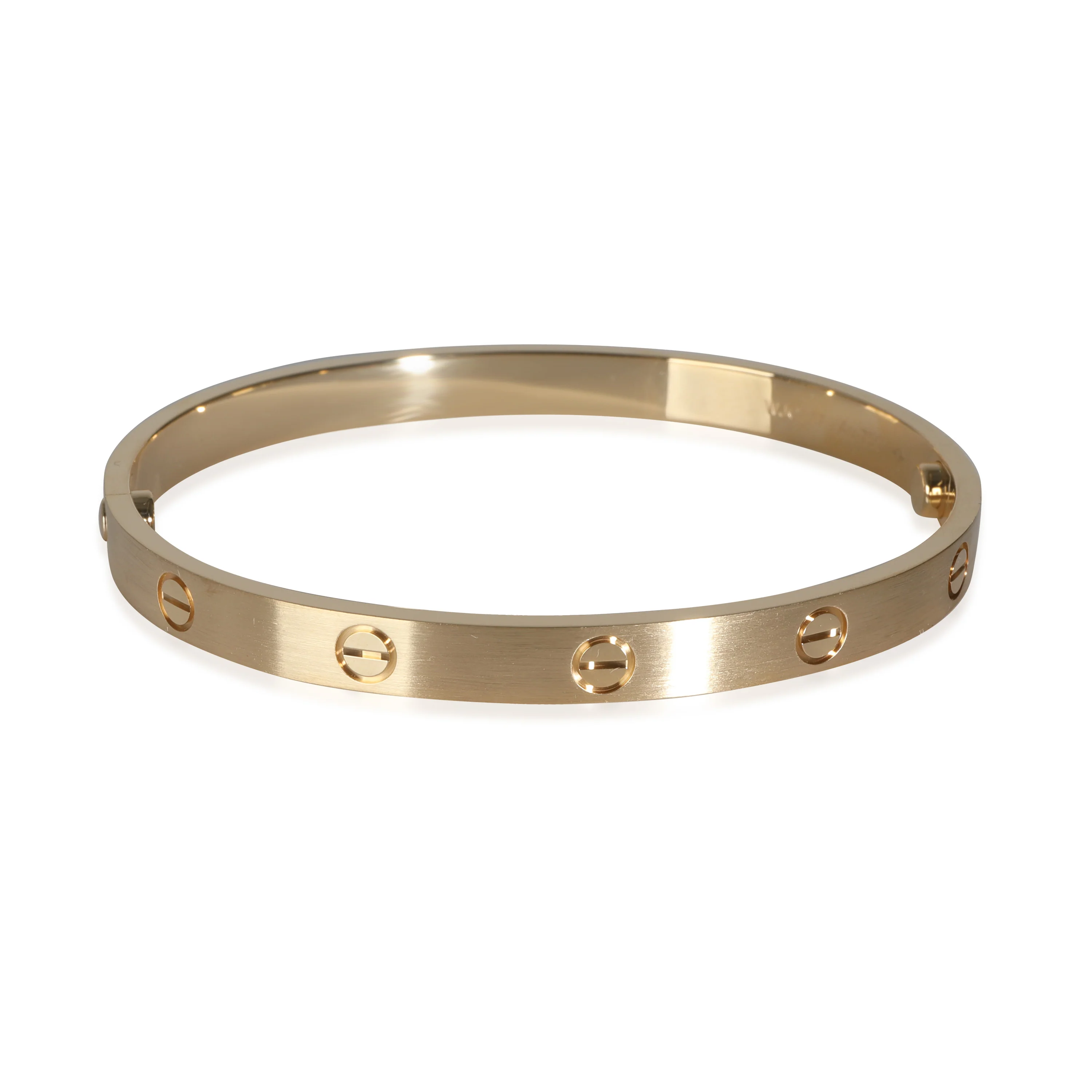 Love Bracelet, Brushed (Yellow Gold) - Image 4