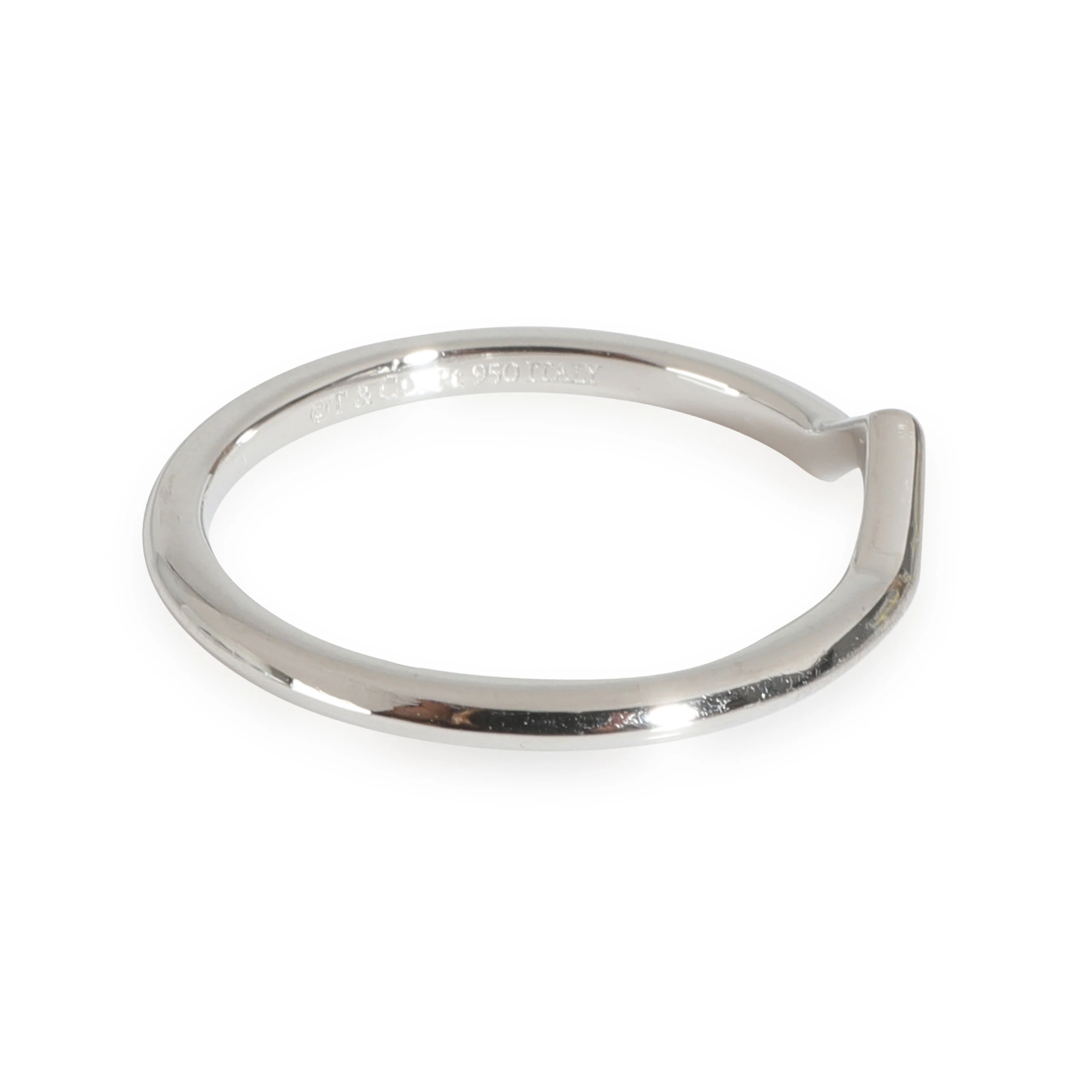 The Tiffany Setting V Band in Platinum - Image 2
