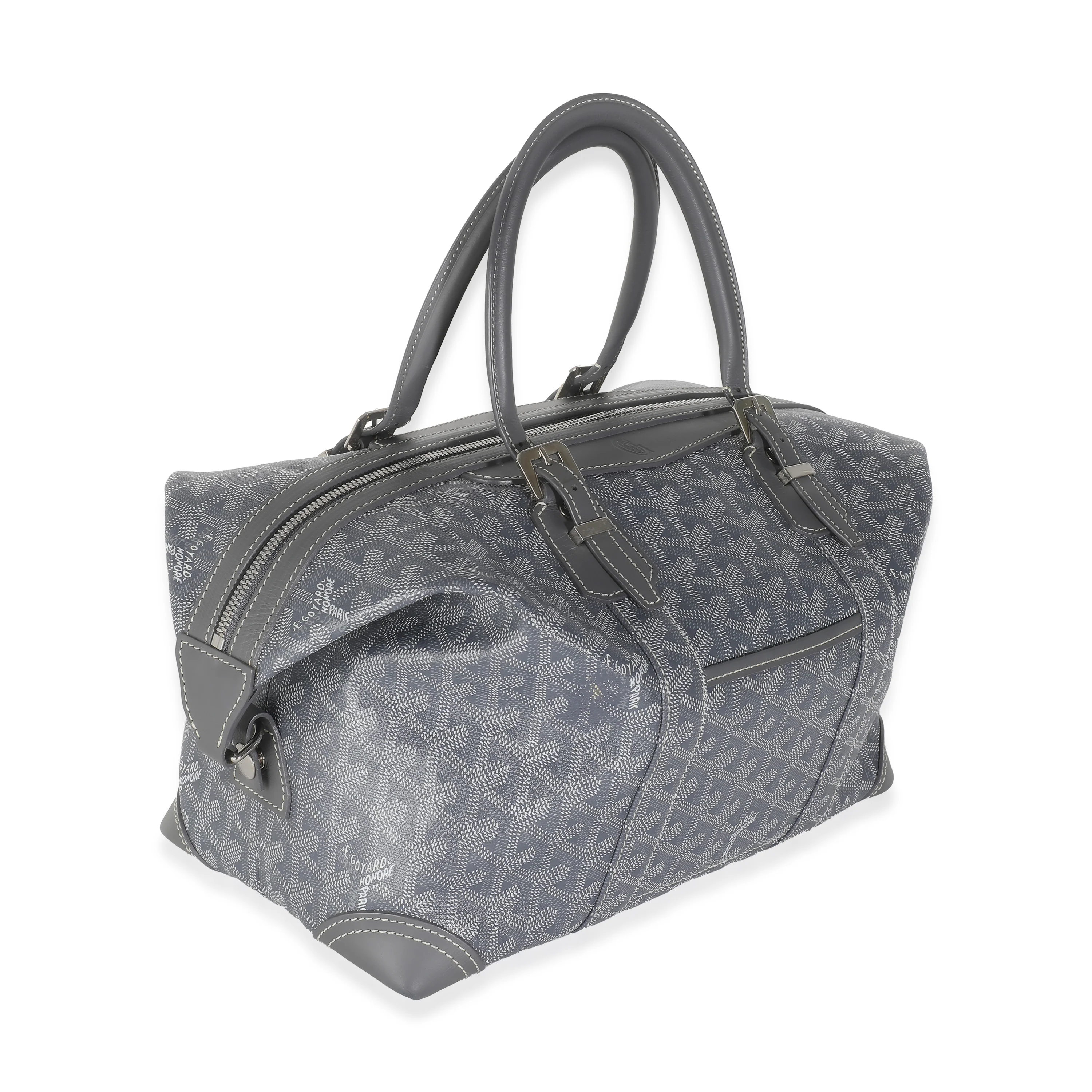 Grey Goyardine Canvas Boeing 30 - Image 3