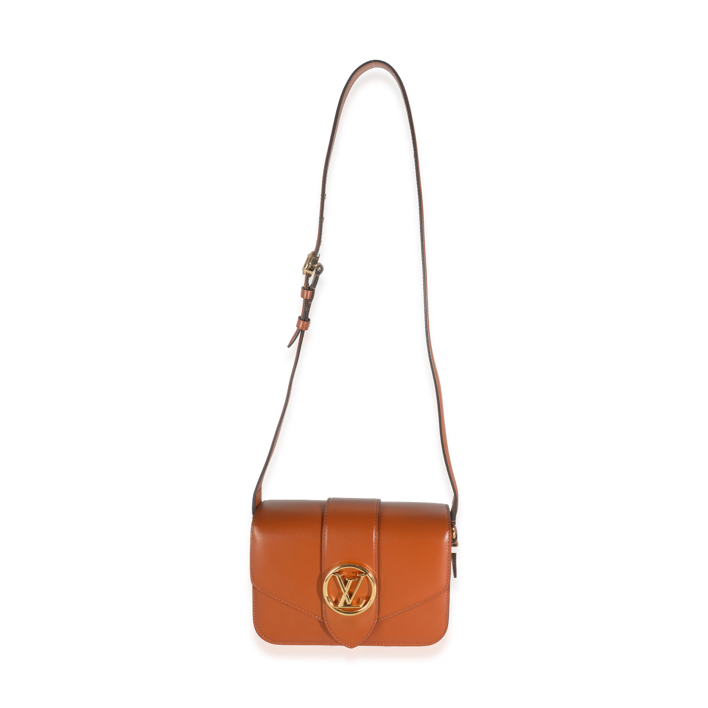 Golden Siena Smooth Calfskin LV Pont 9 - Image 8