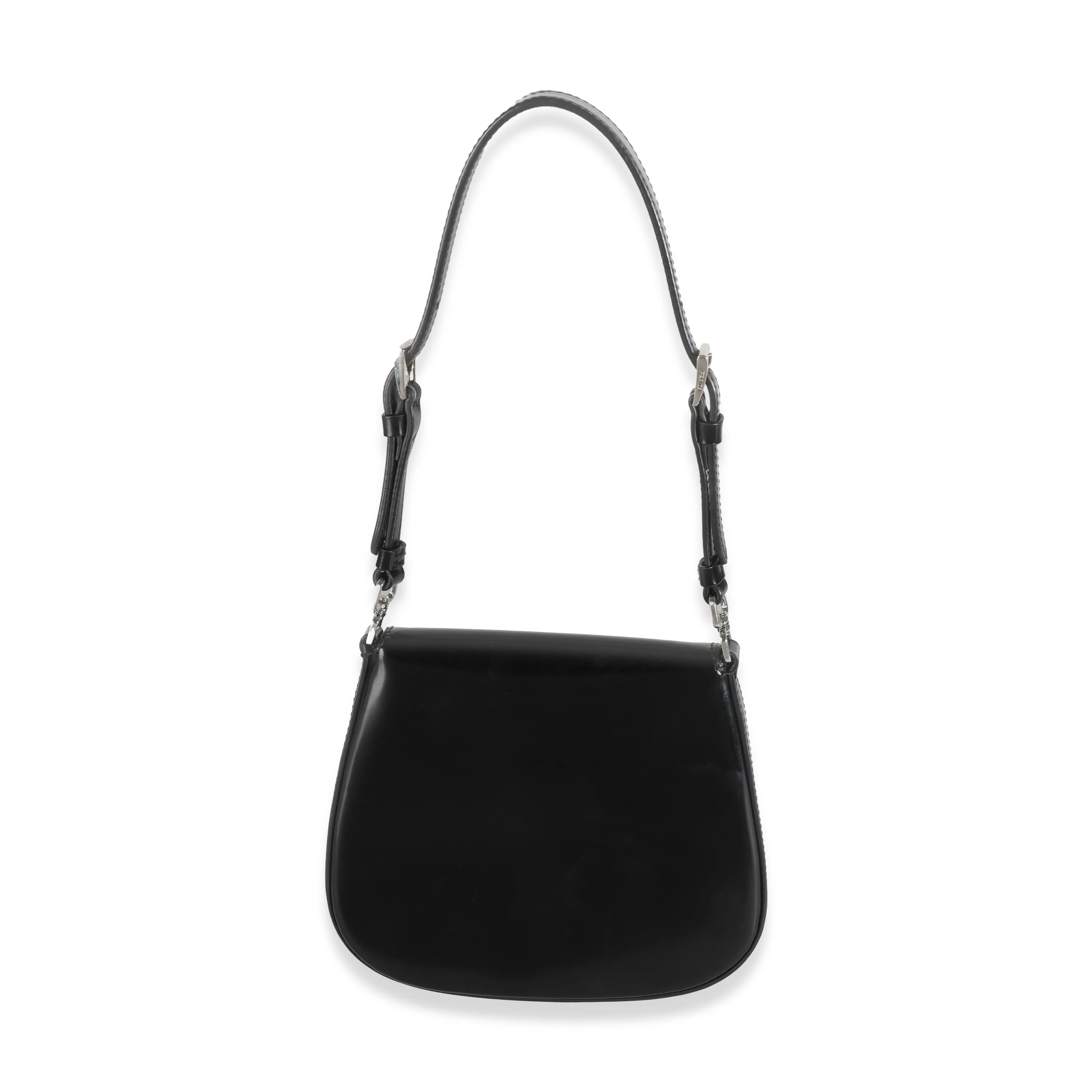 Black Brushed Leather Mini Cleo - Image 4