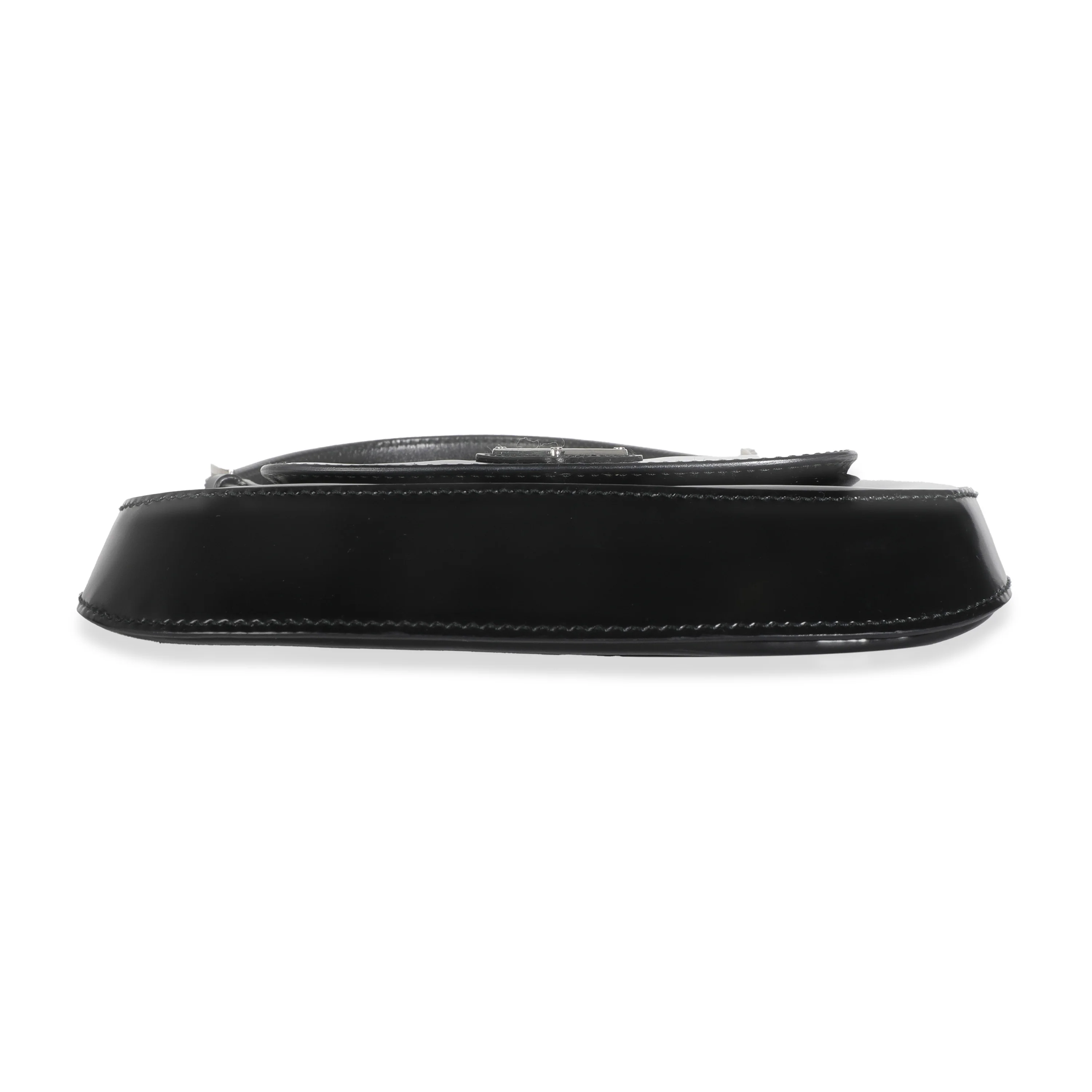 Black Brushed Leather Mini Cleo - Image 5