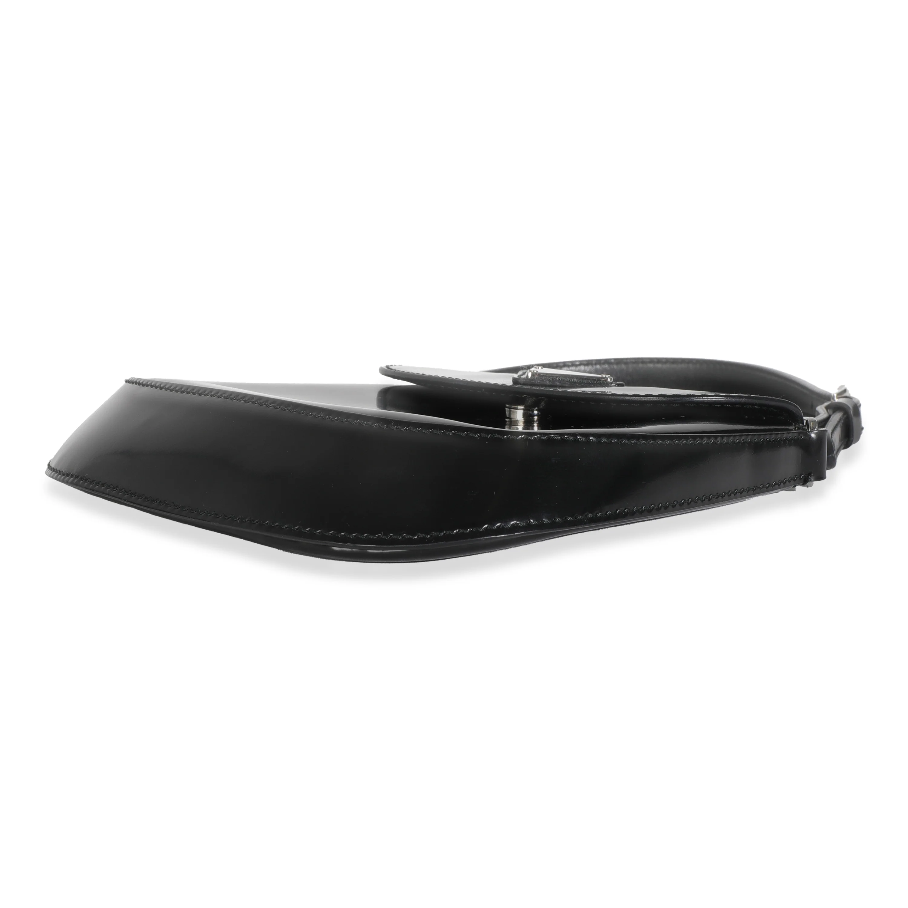 Black Brushed Leather Mini Cleo - Image 7