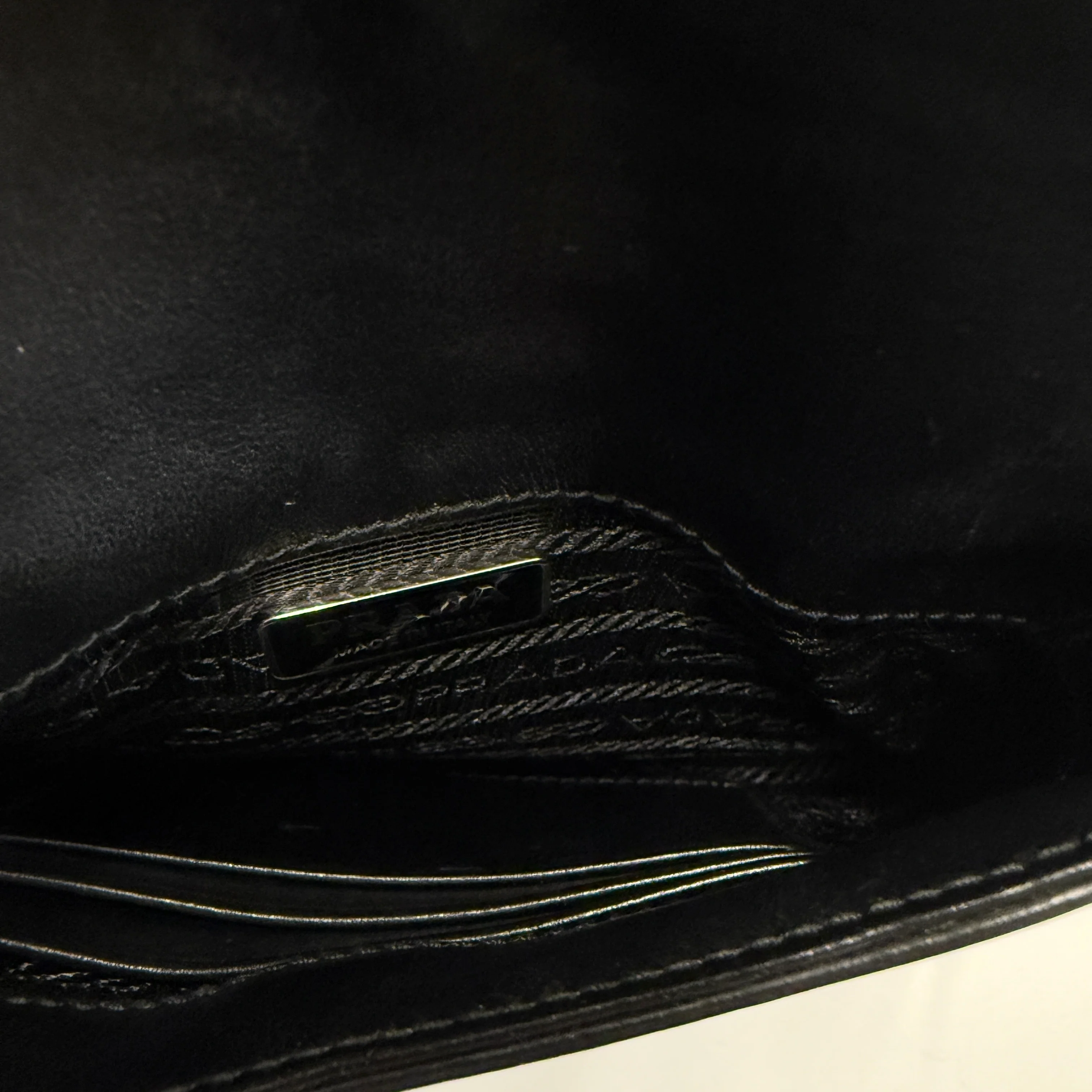 Black Brushed Leather Mini Cleo - Image 8