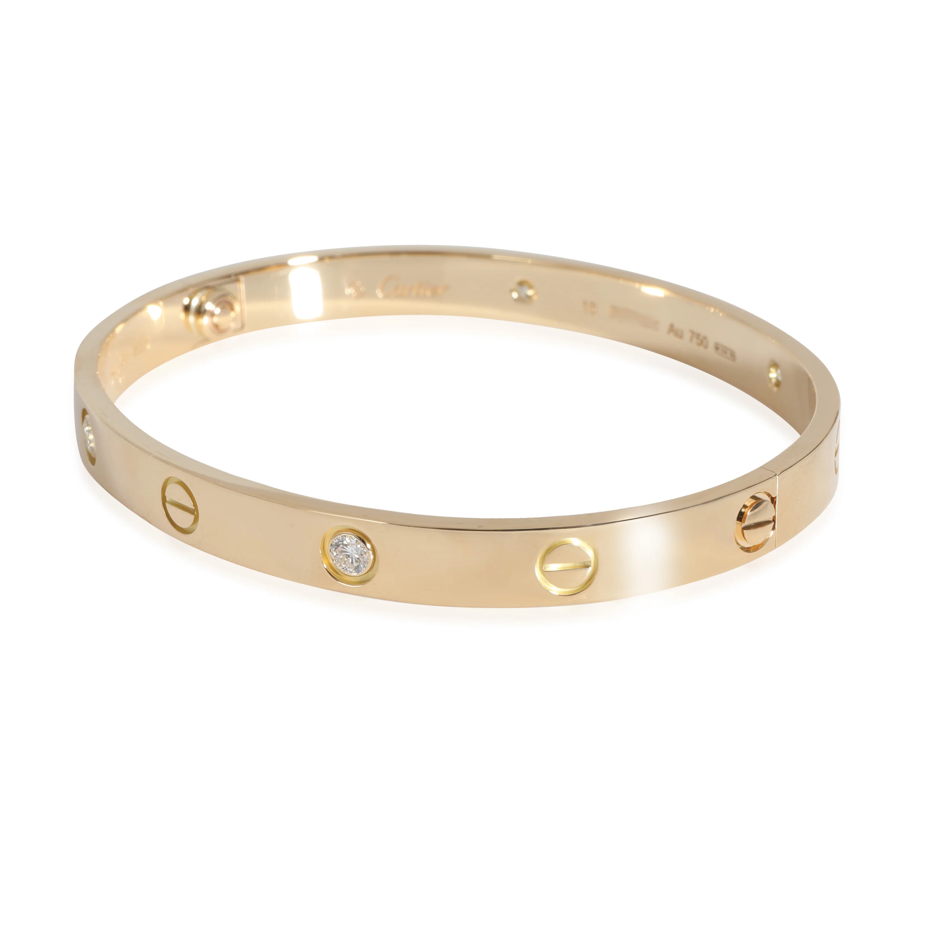 Love Bracelet, Diamonds (Yellow Gold) - Image 2