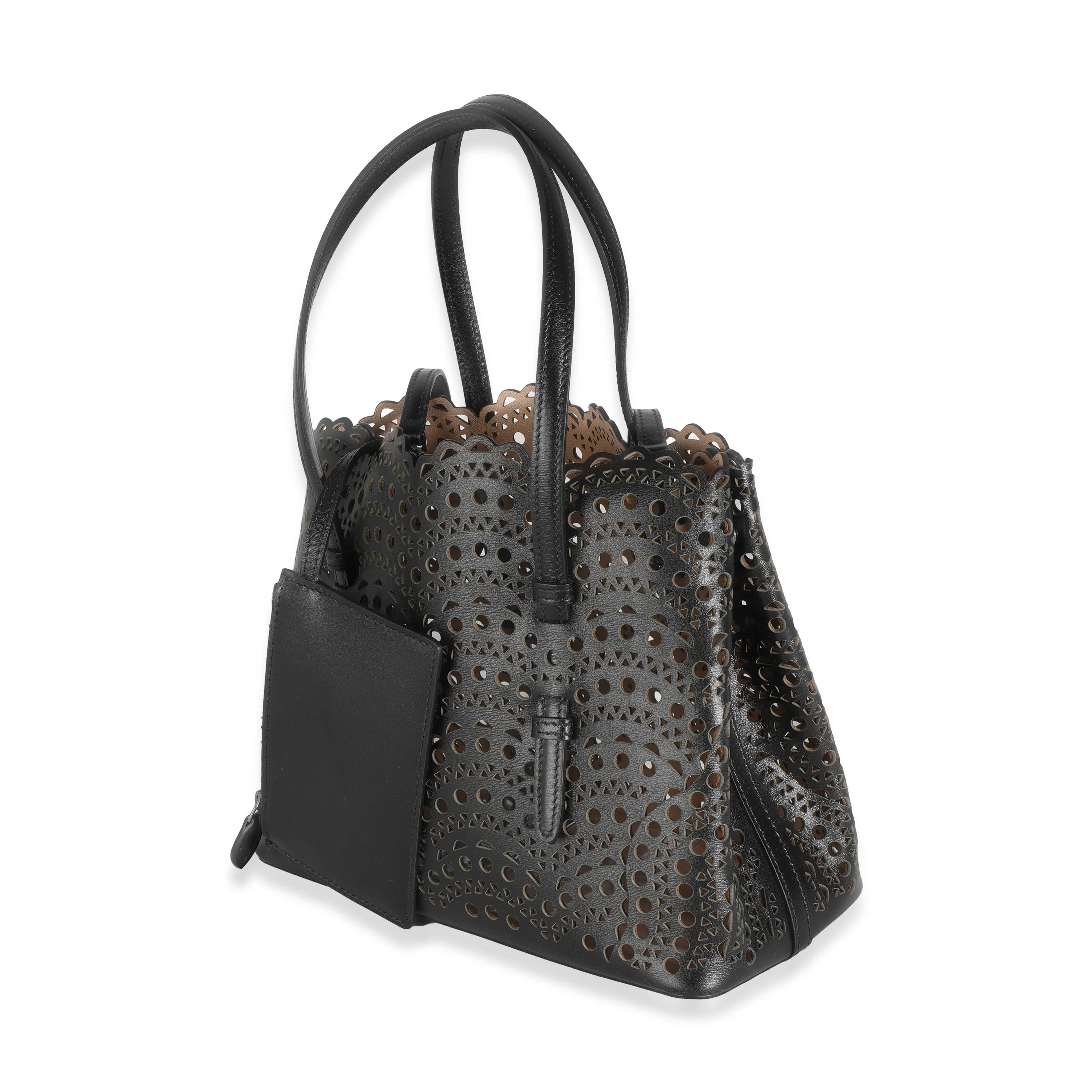 Black Vienne Wave Leather Mina 25 - Image 2