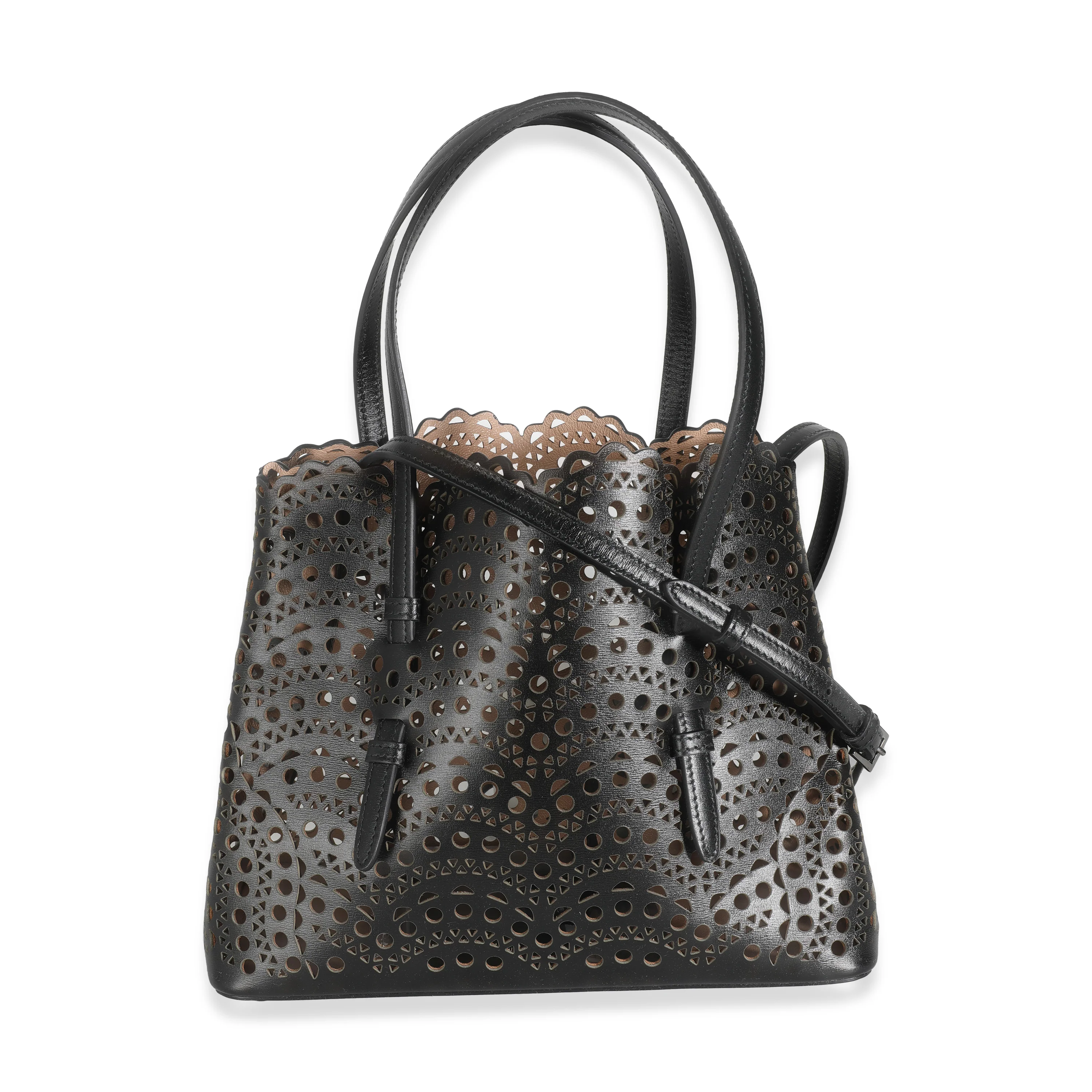 Black Vienne Wave Leather Mina 25 - Image 4