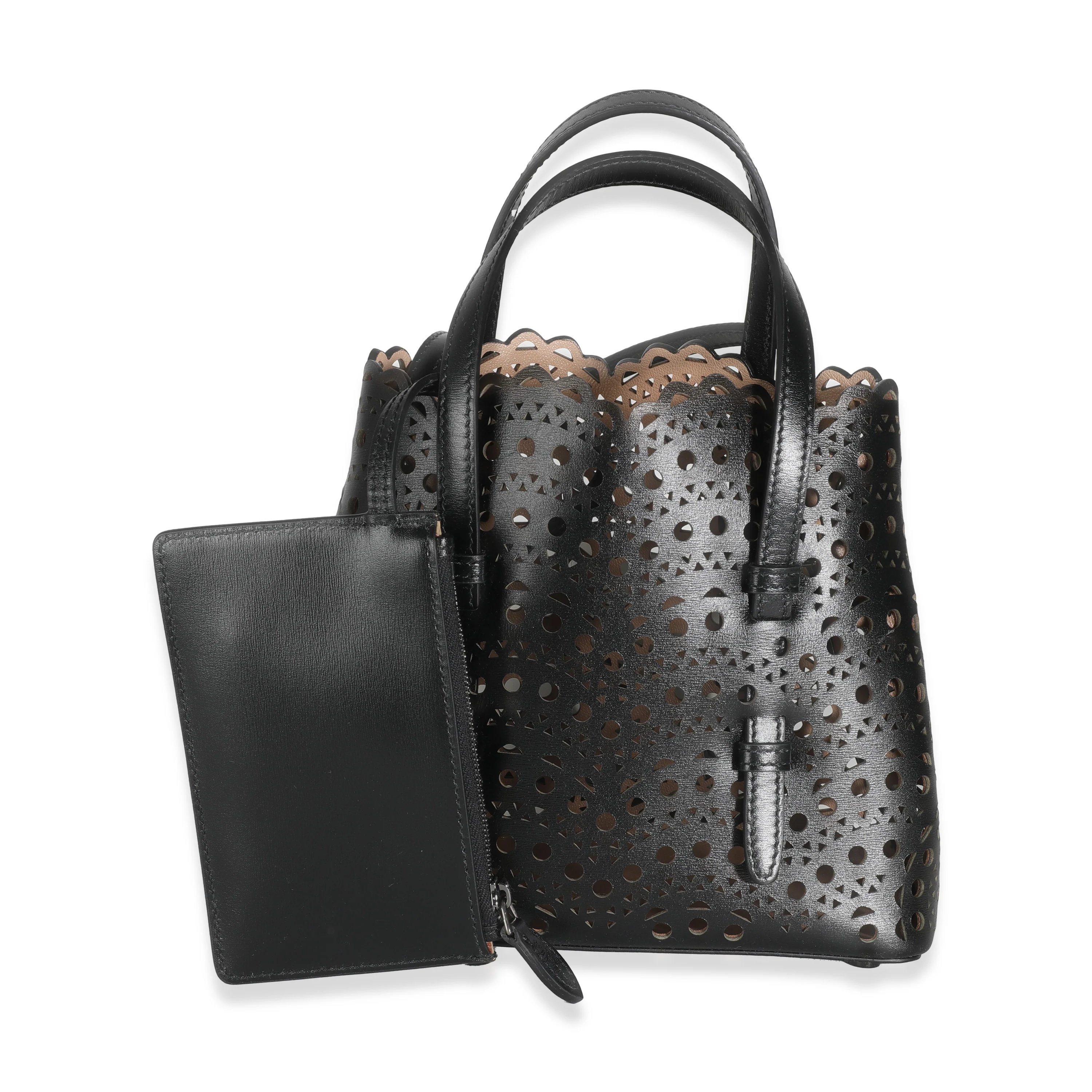 Black Vienne Wave Leather Mina 20