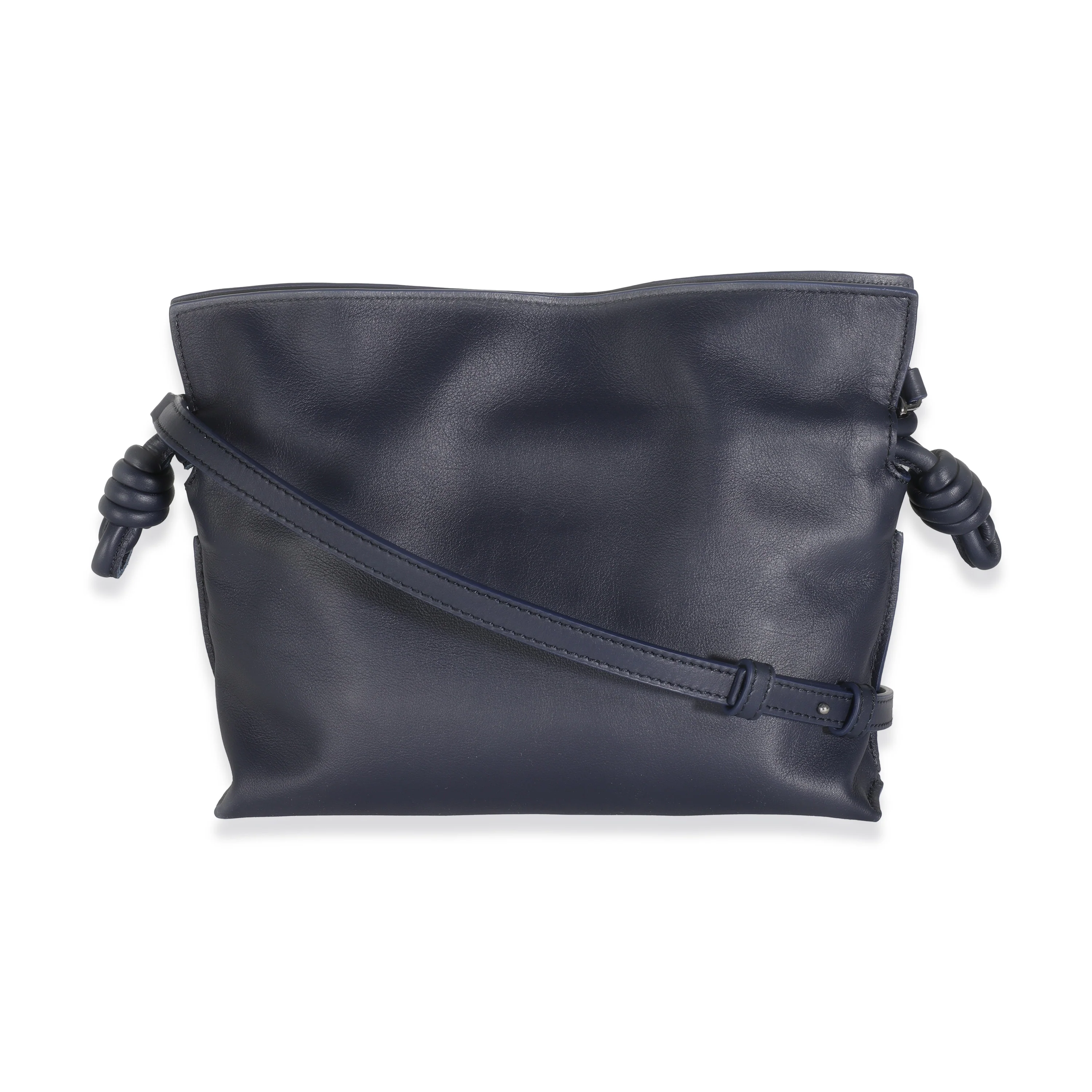 Abyss Blue Nappa Calfskin Mini Flamenco Clutch - Image 3