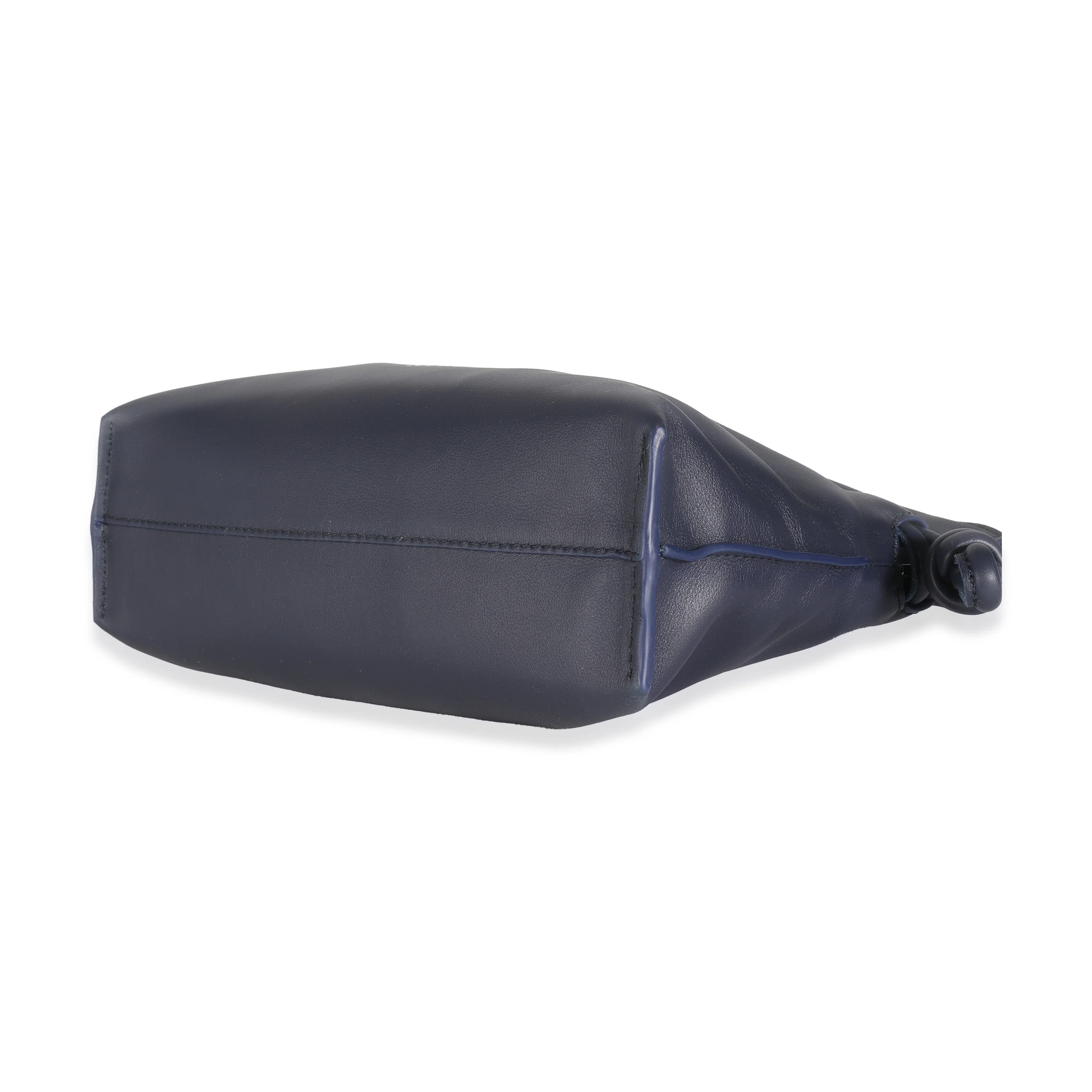 Abyss Blue Nappa Calfskin Mini Flamenco Clutch - Image 5