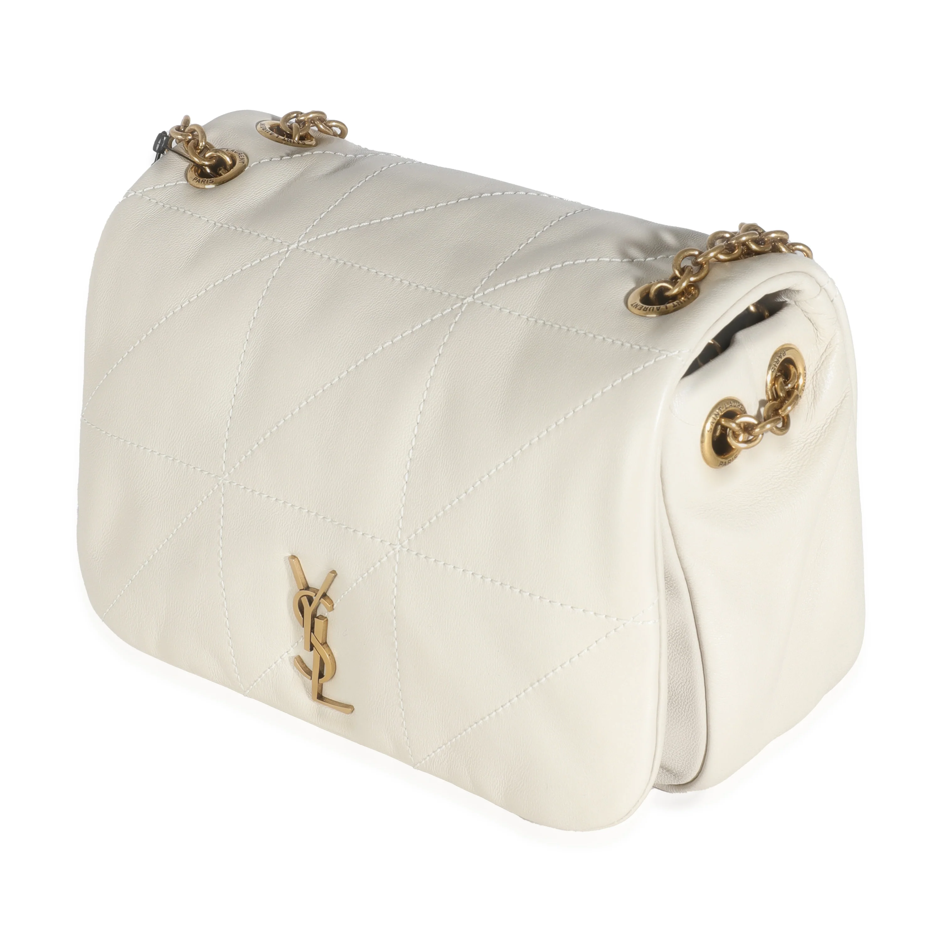 Ivory Quilted Lambskin Mini Jamie 4.3 - Image 2