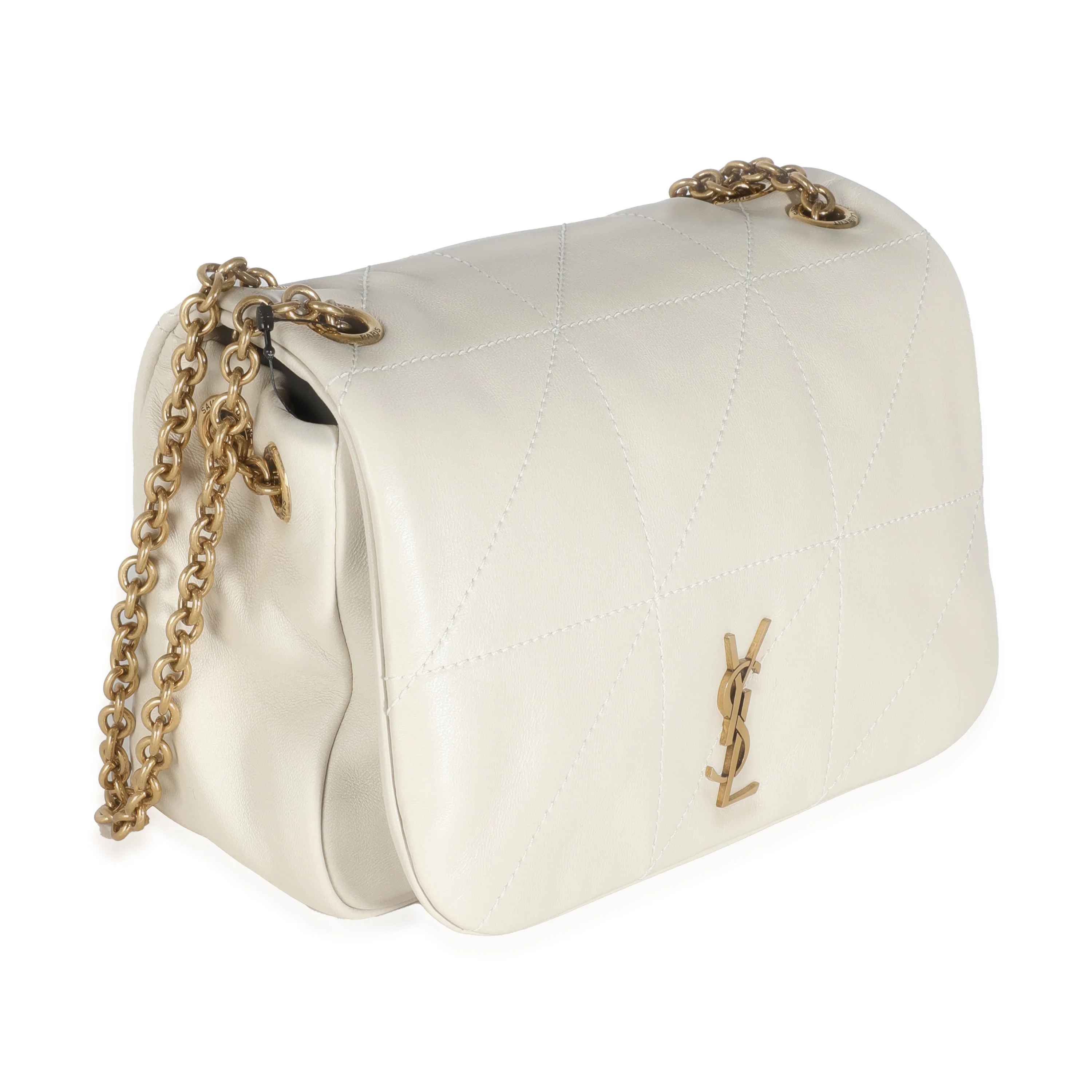 Ivory Quilted Lambskin Mini Jamie 4.3 - Image 3