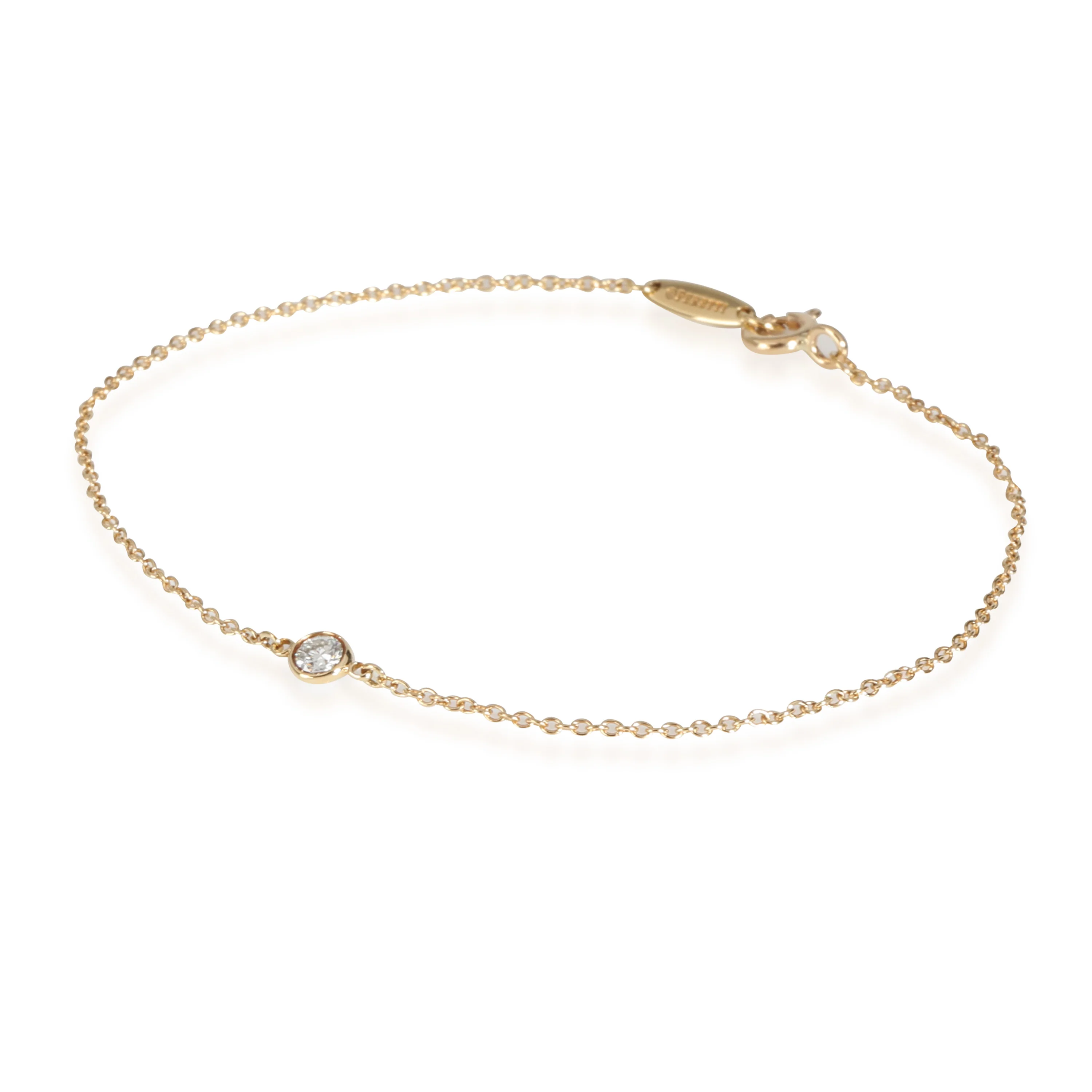 Elsa Peretti Bracelet in 18k Yellow Gold 0.08 CTW - Image 2