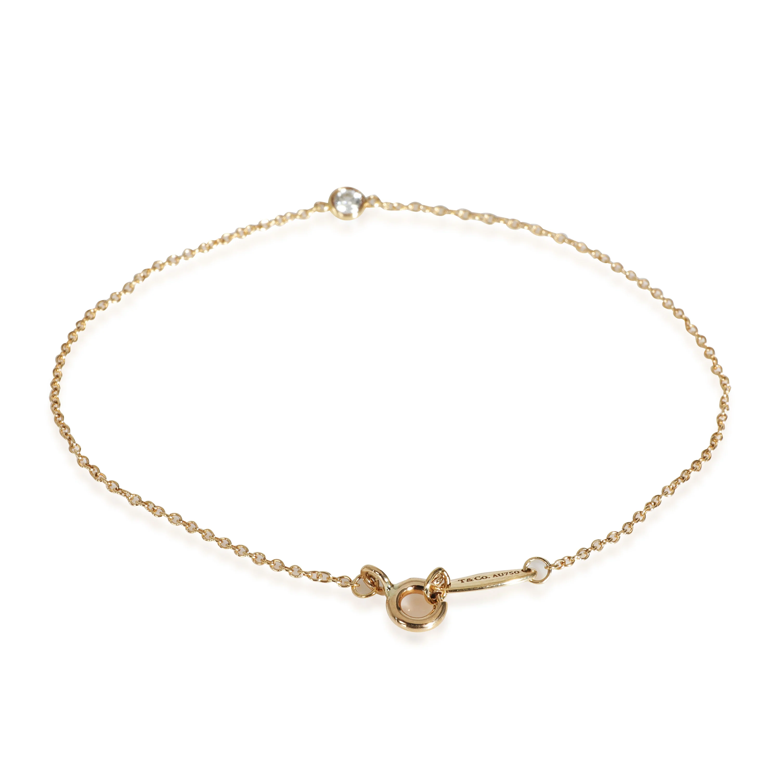 Elsa Peretti Bracelet in 18k Yellow Gold 0.08 CTW - Image 4