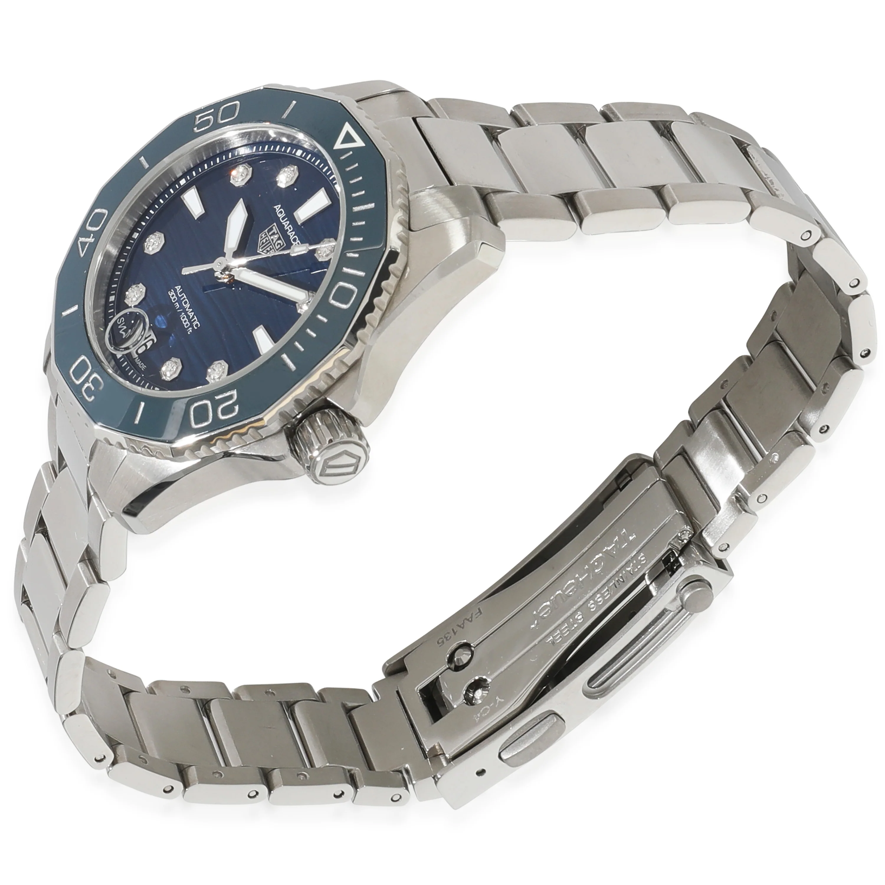 Aquaracer WBP231B.BA0618 Unisex Watch in  Stainless Steel 0.08 CTW - Image 3