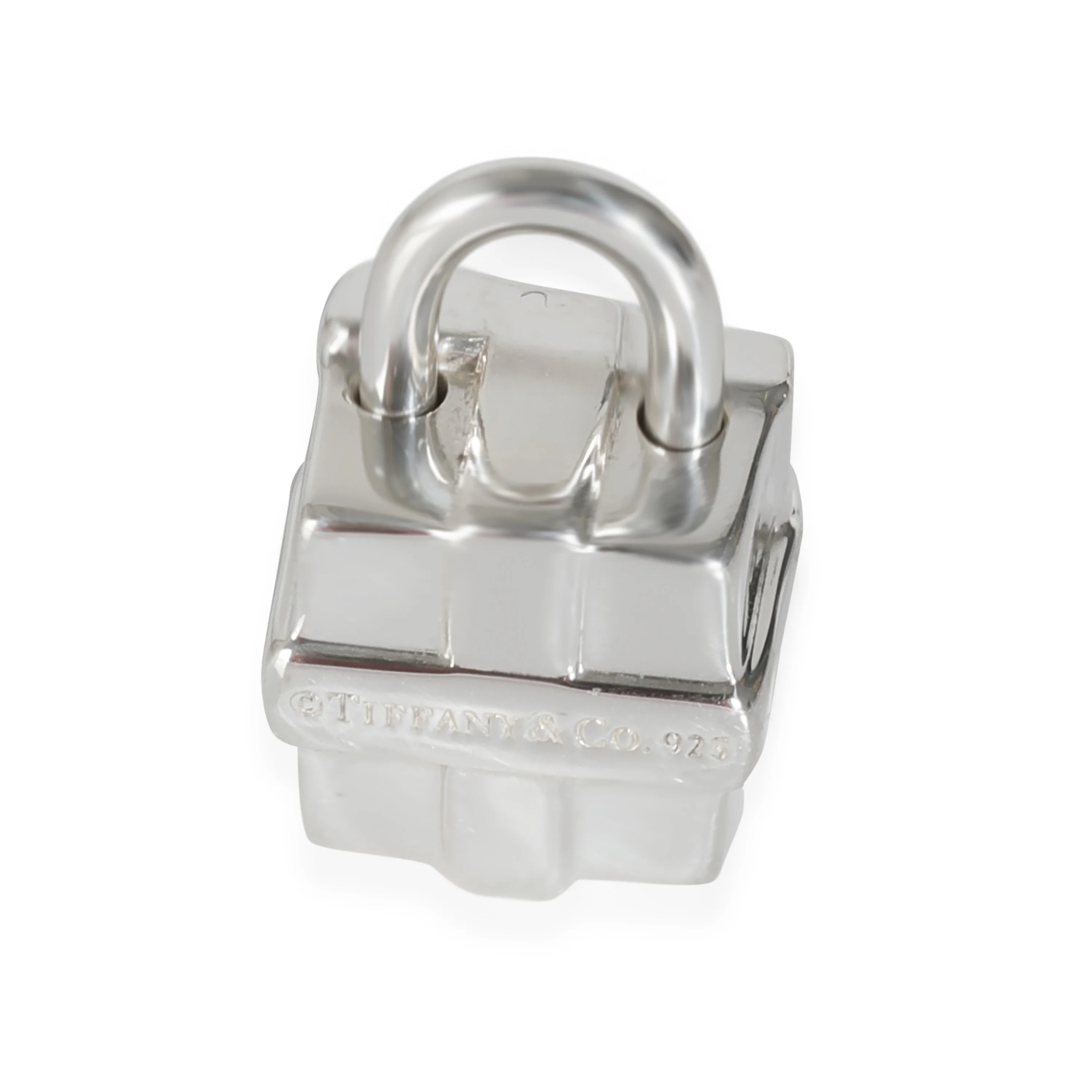 Present Lock Charm in Sterling Silver - Image 3