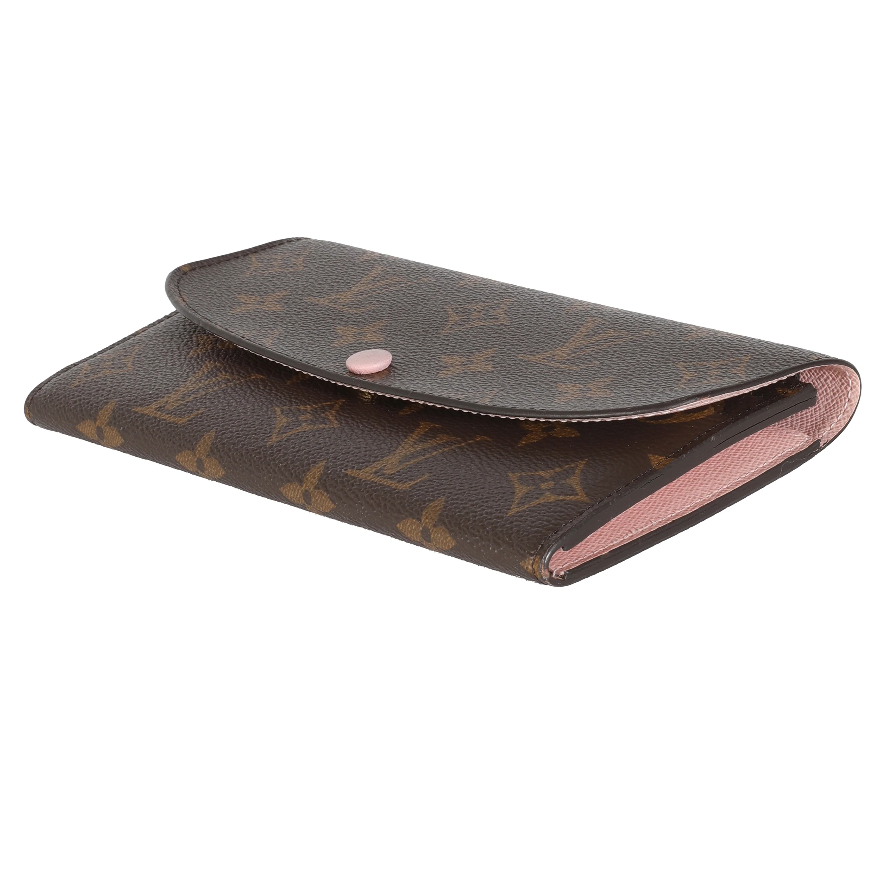 Rose Ballerine Monogram Canvas Emilie Wallet - Image 2