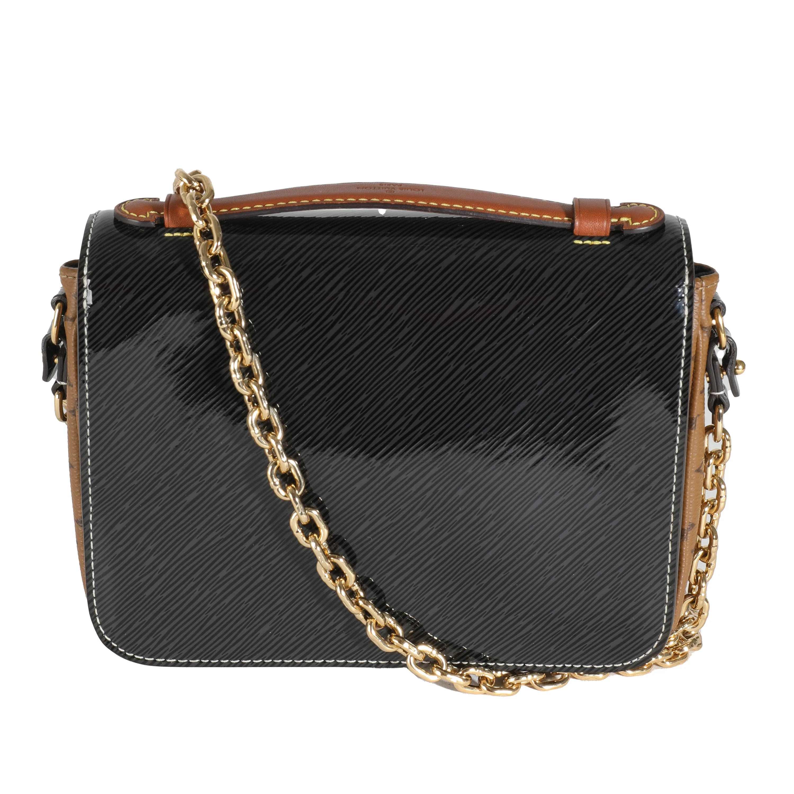 Black Shiny Epi Reverse Monogram Canvas Mini Pochette Metis - Image 4