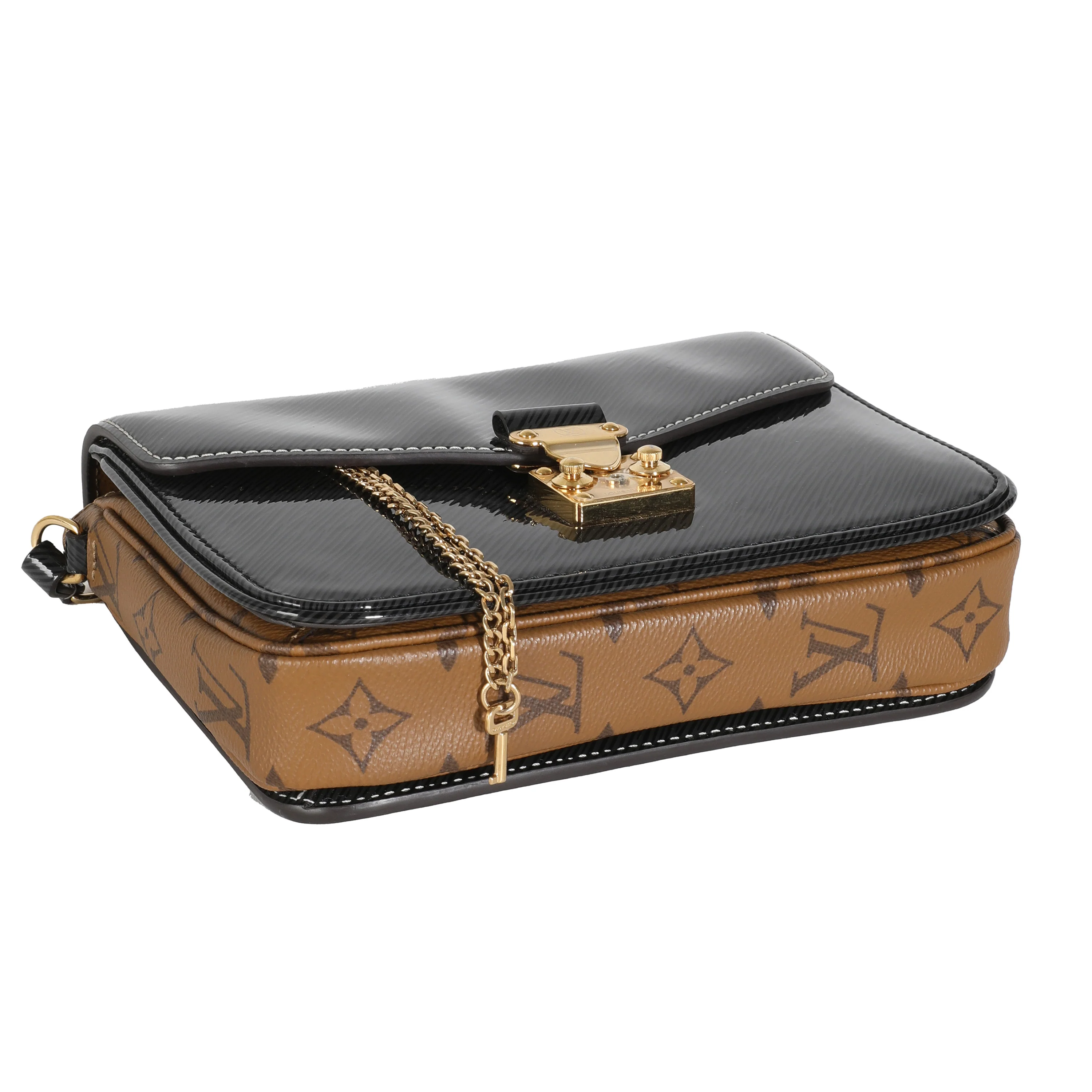 Black Shiny Epi Reverse Monogram Canvas Mini Pochette Metis - Image 6