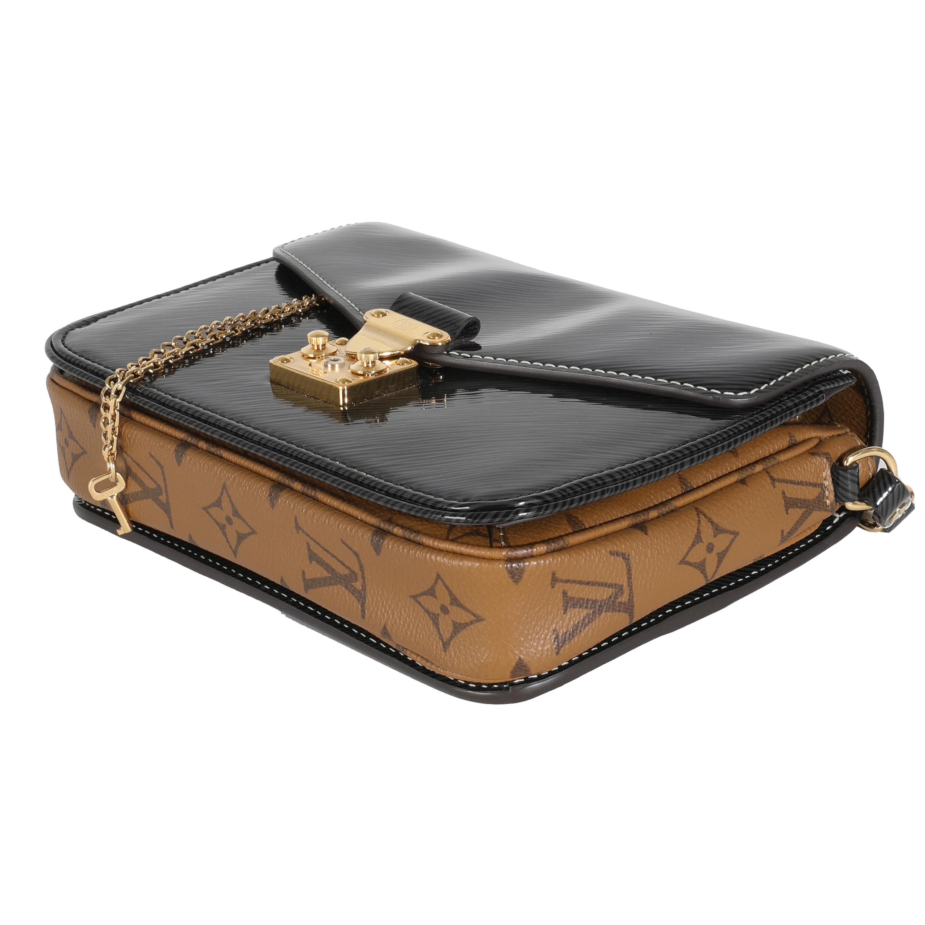 Black Shiny Epi Reverse Monogram Canvas Mini Pochette Metis - Image 7
