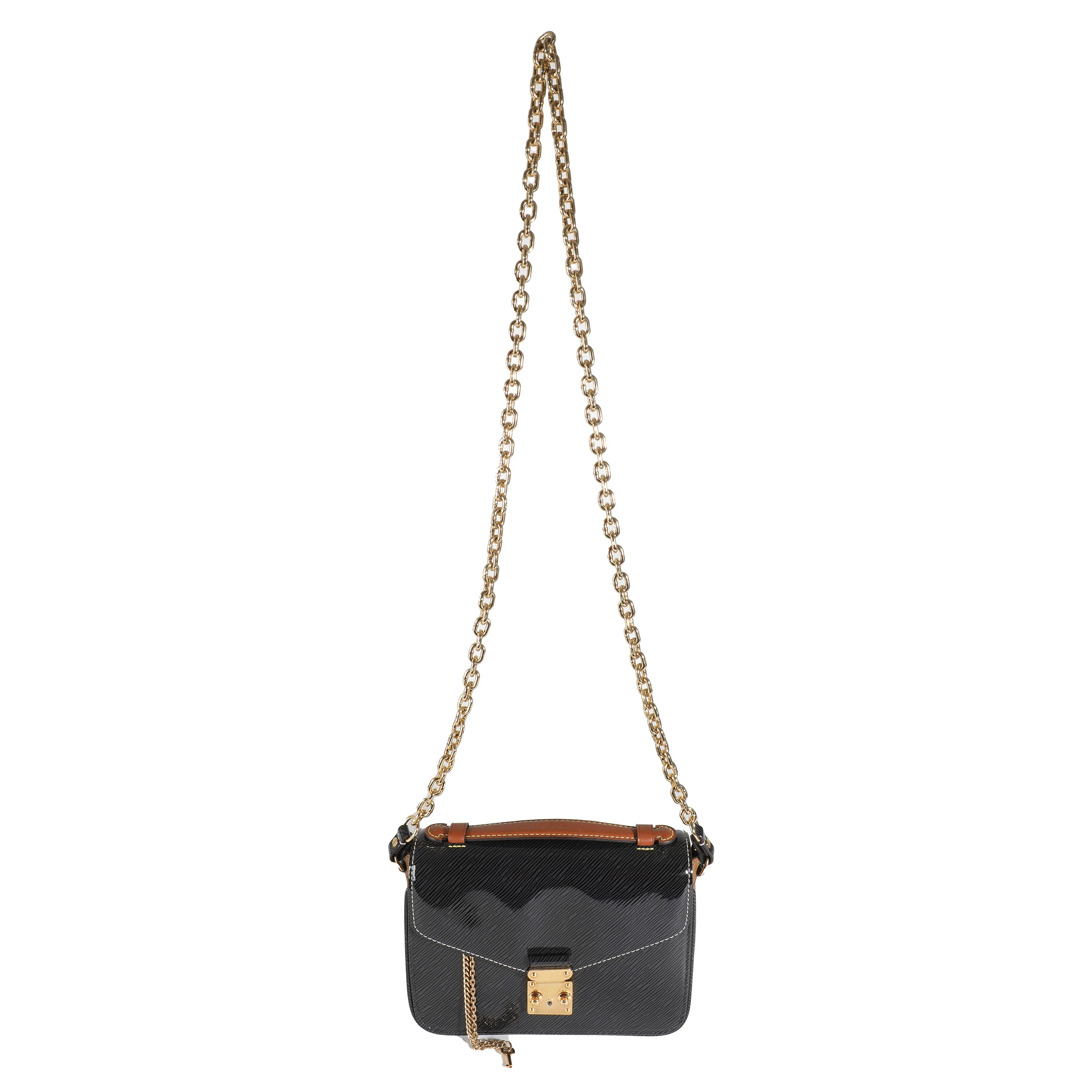 Black Shiny Epi Reverse Monogram Canvas Mini Pochette Metis - Image 8