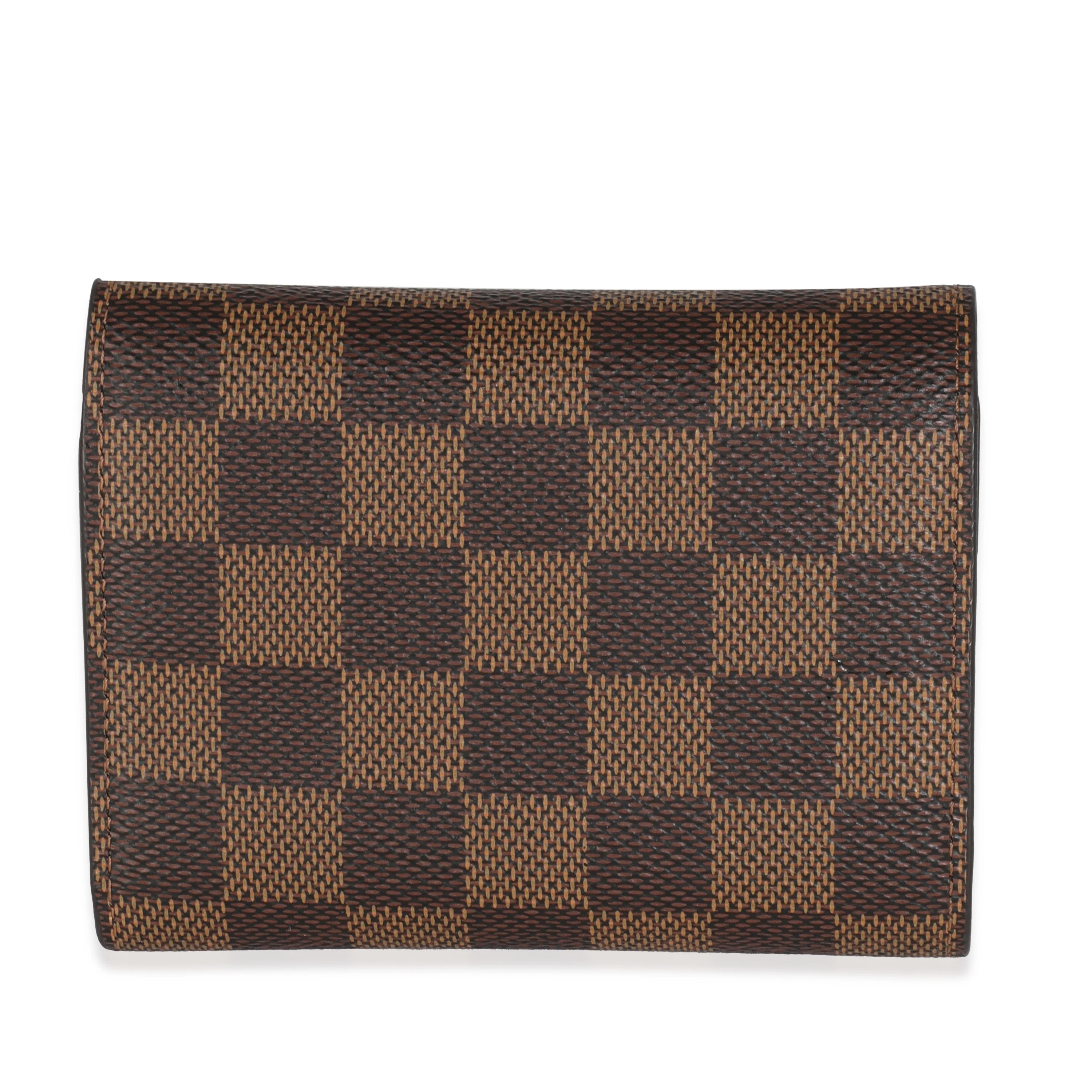 Fuchsia Damier Ebene Canvas Victorine Wallet - Image 4