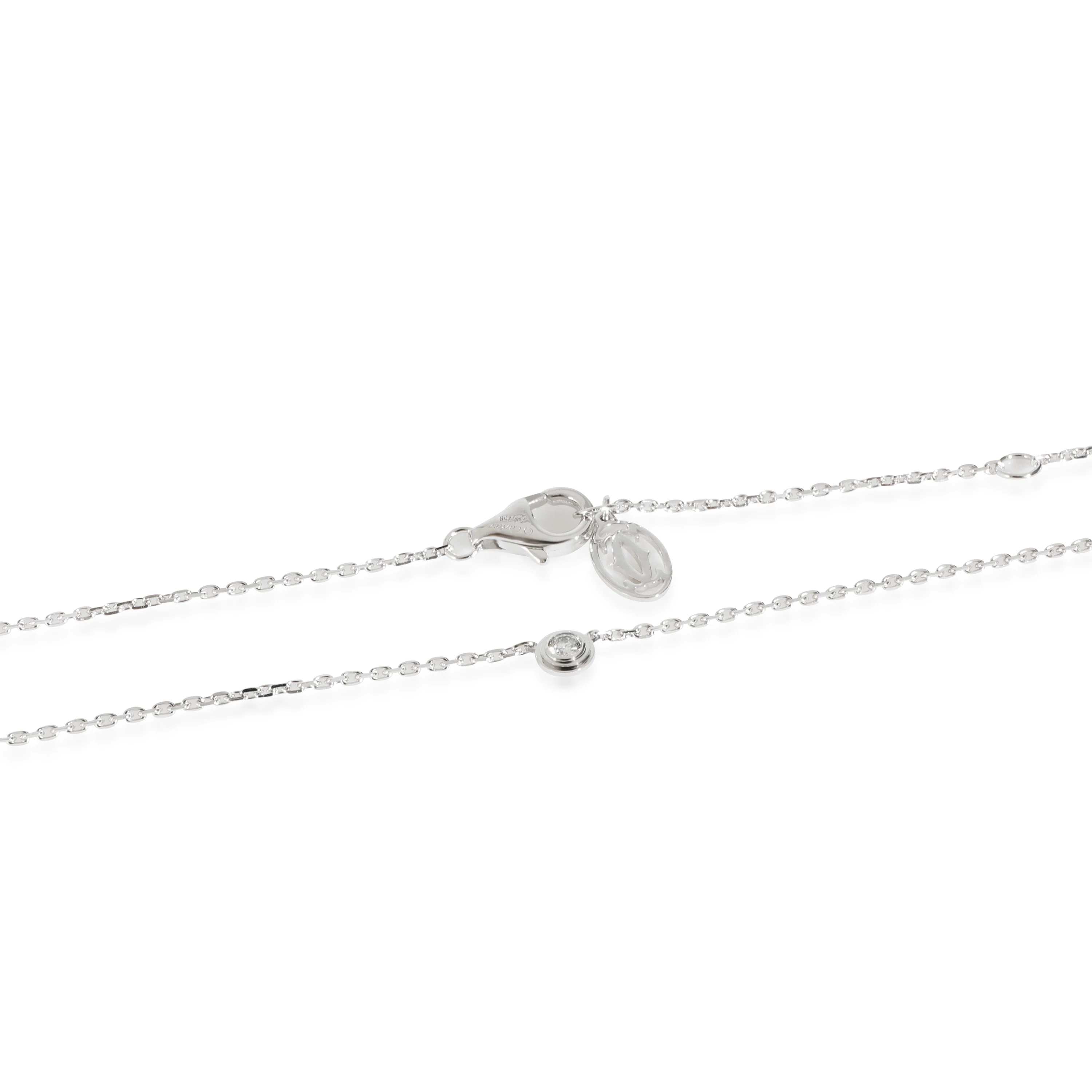 Damour Diamond Necklace (White Gold) - Image 3