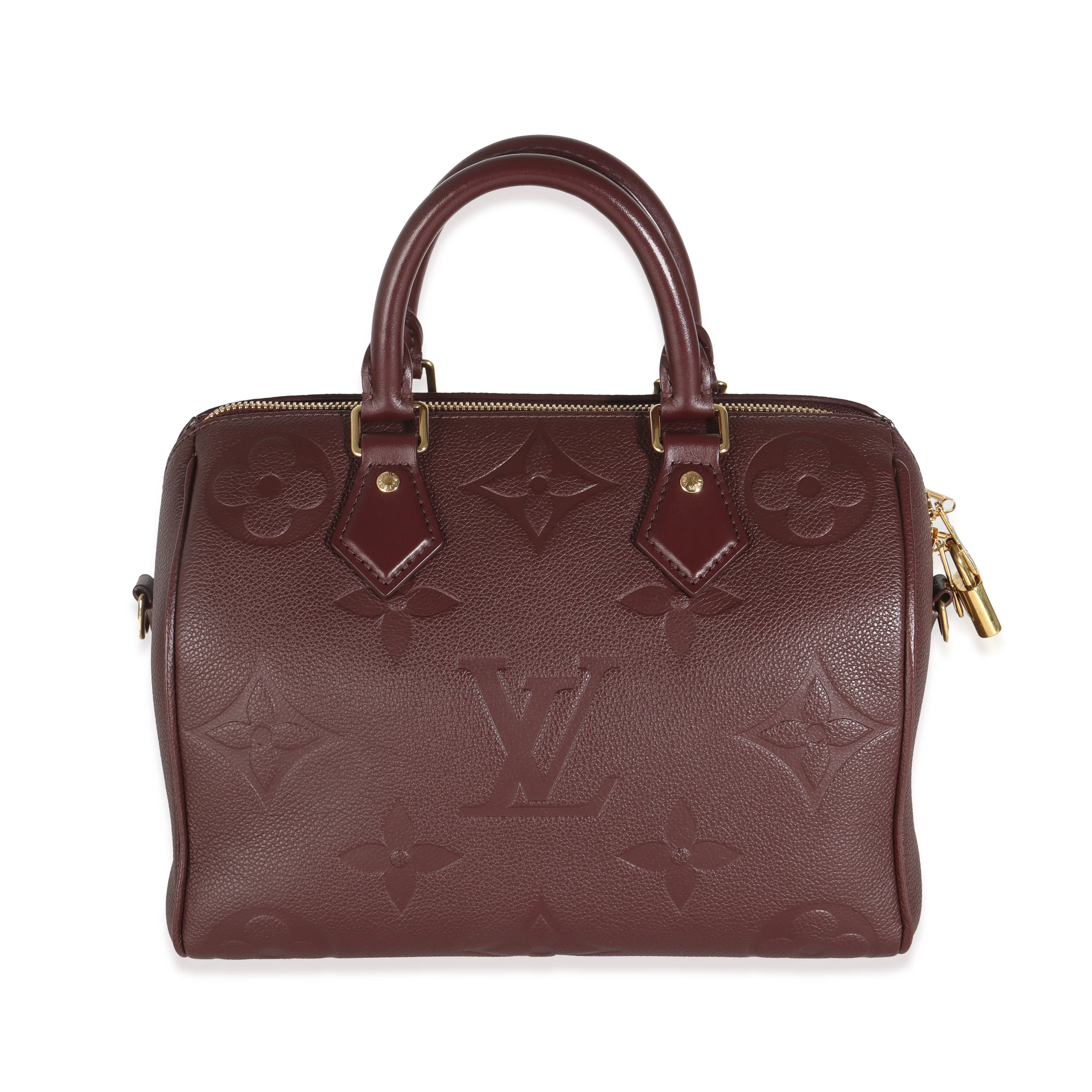 Wine Monogram Giant Empreinte Speedy Bandouliere 25 - Image 4