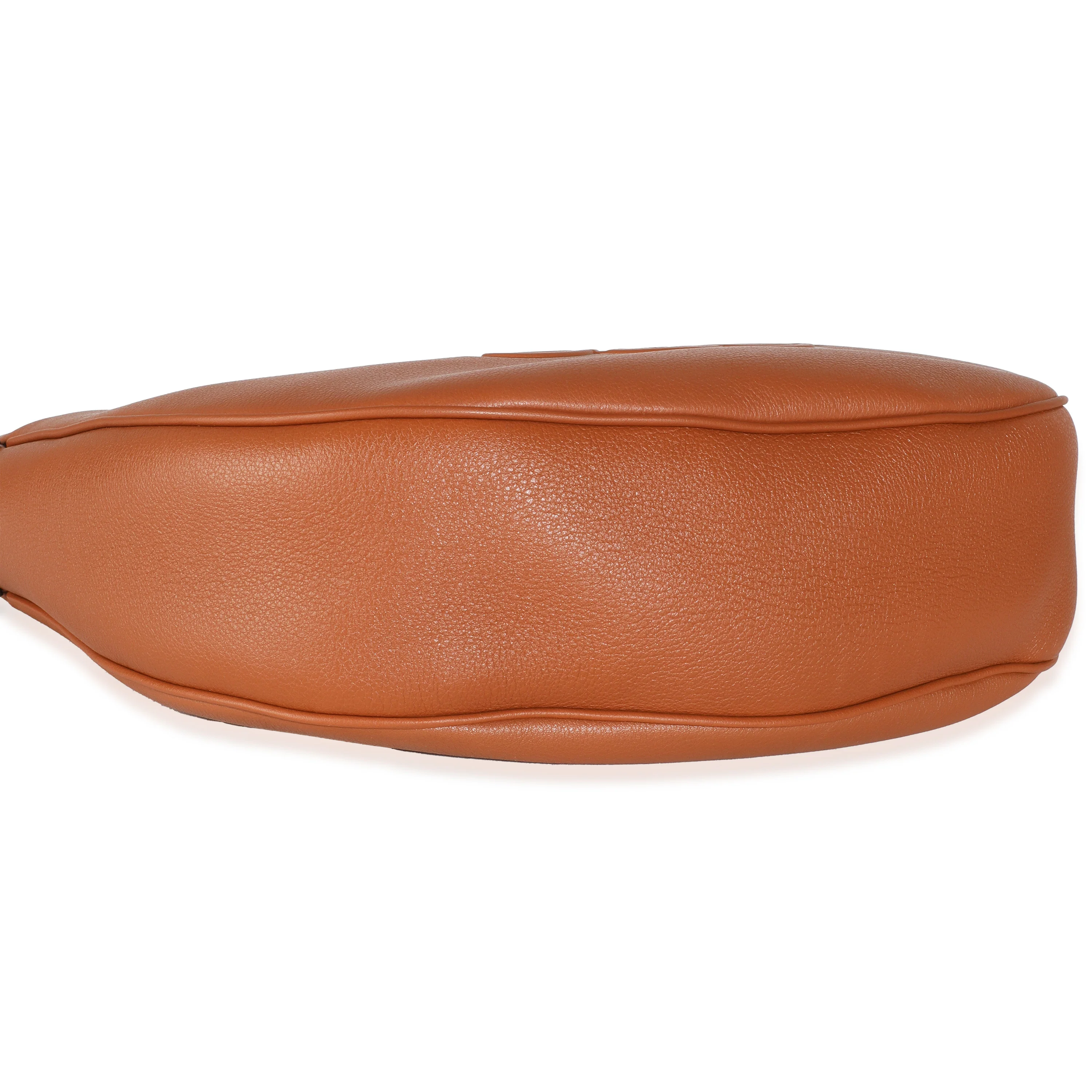 Tan Supple Calfskin Medium Triomphe Heloise Bag - Image 6