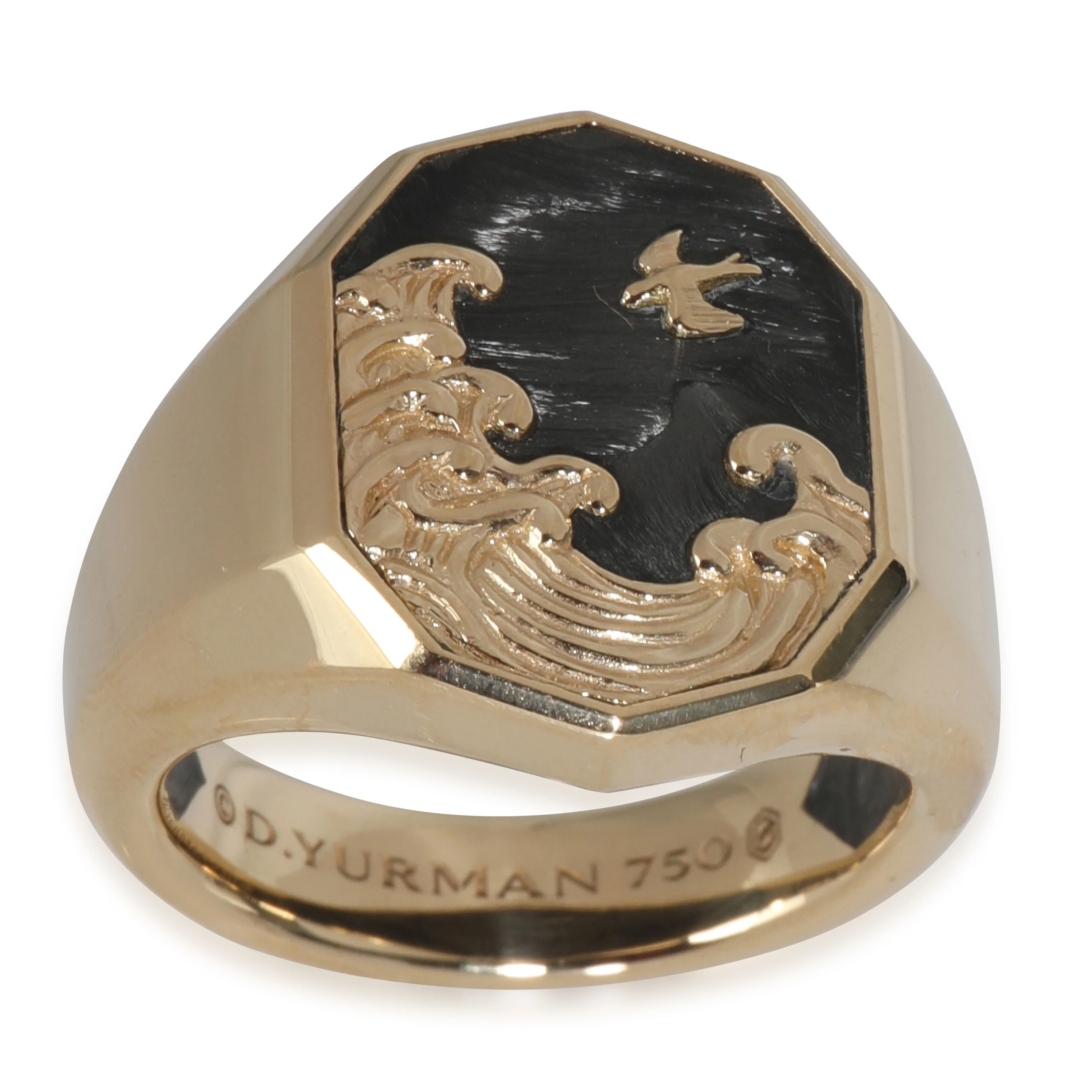 Waves Collection Ring in 18k Yellow Gold - Image 6