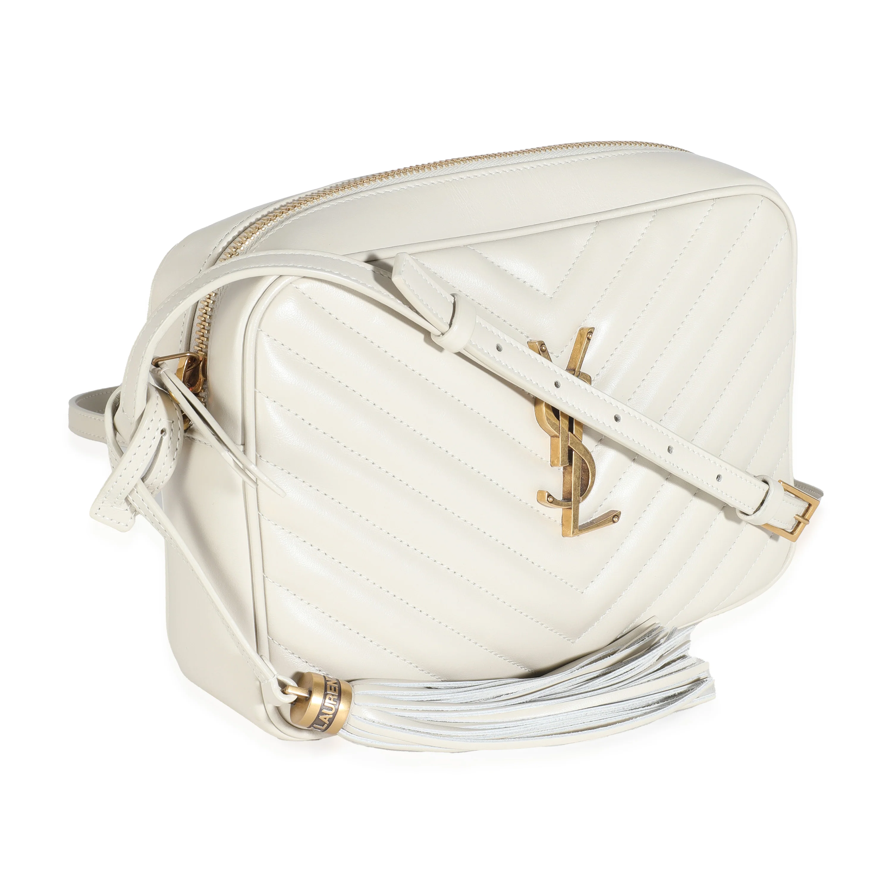 Crema Soft Matelasse Calfskin Lou Camera Bag - Image 3