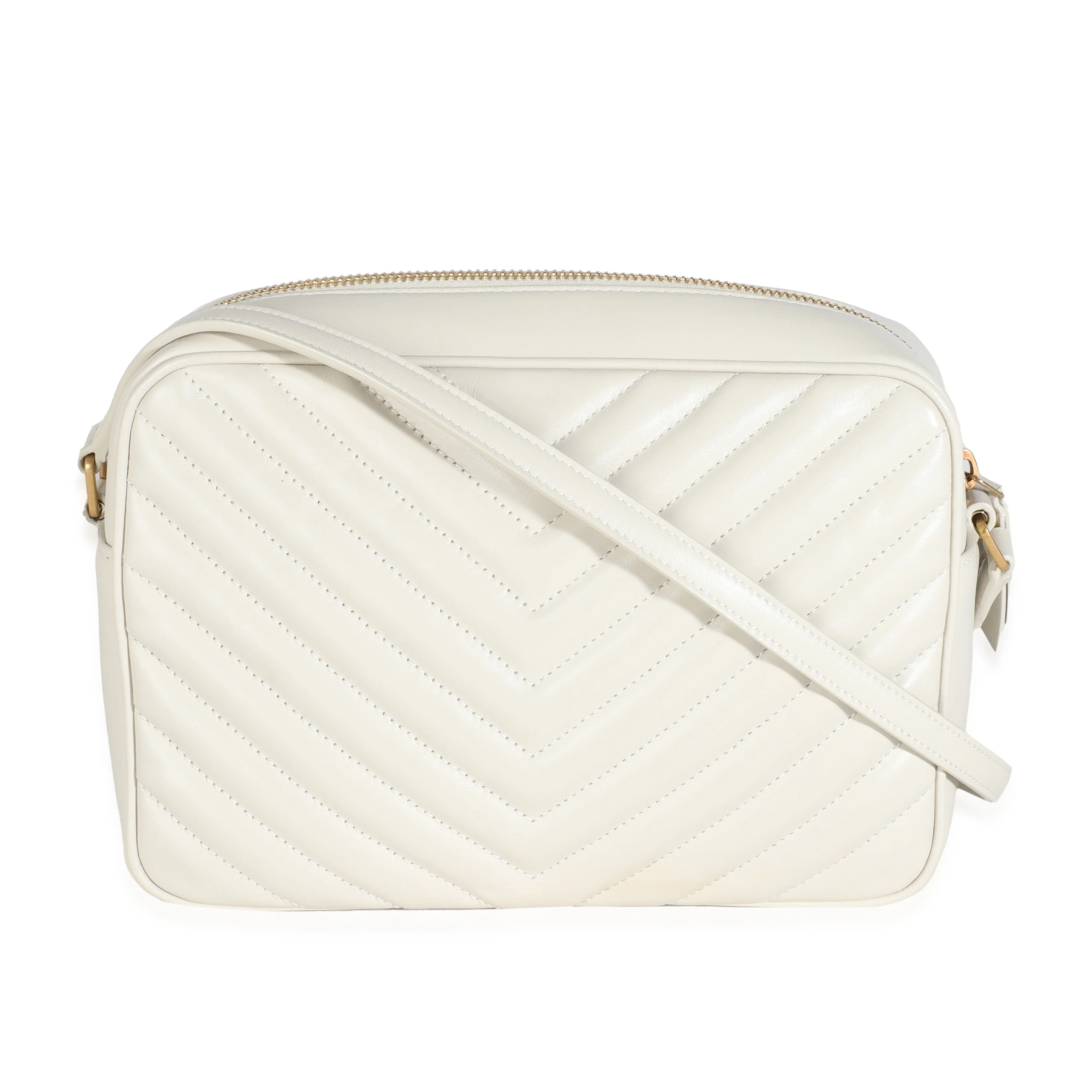Crema Soft Matelasse Calfskin Lou Camera Bag - Image 4