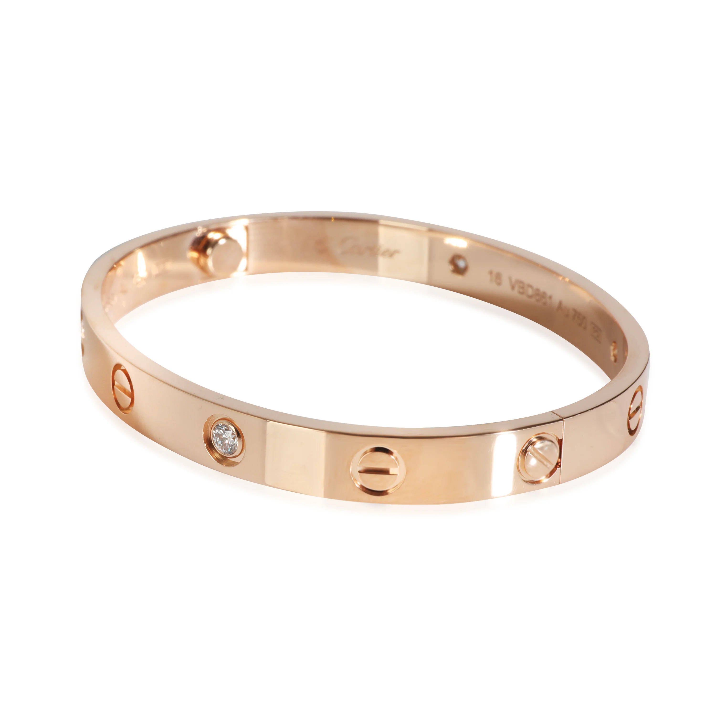 Love Bracelet, Diamonds (Rose Gold) - Image 2