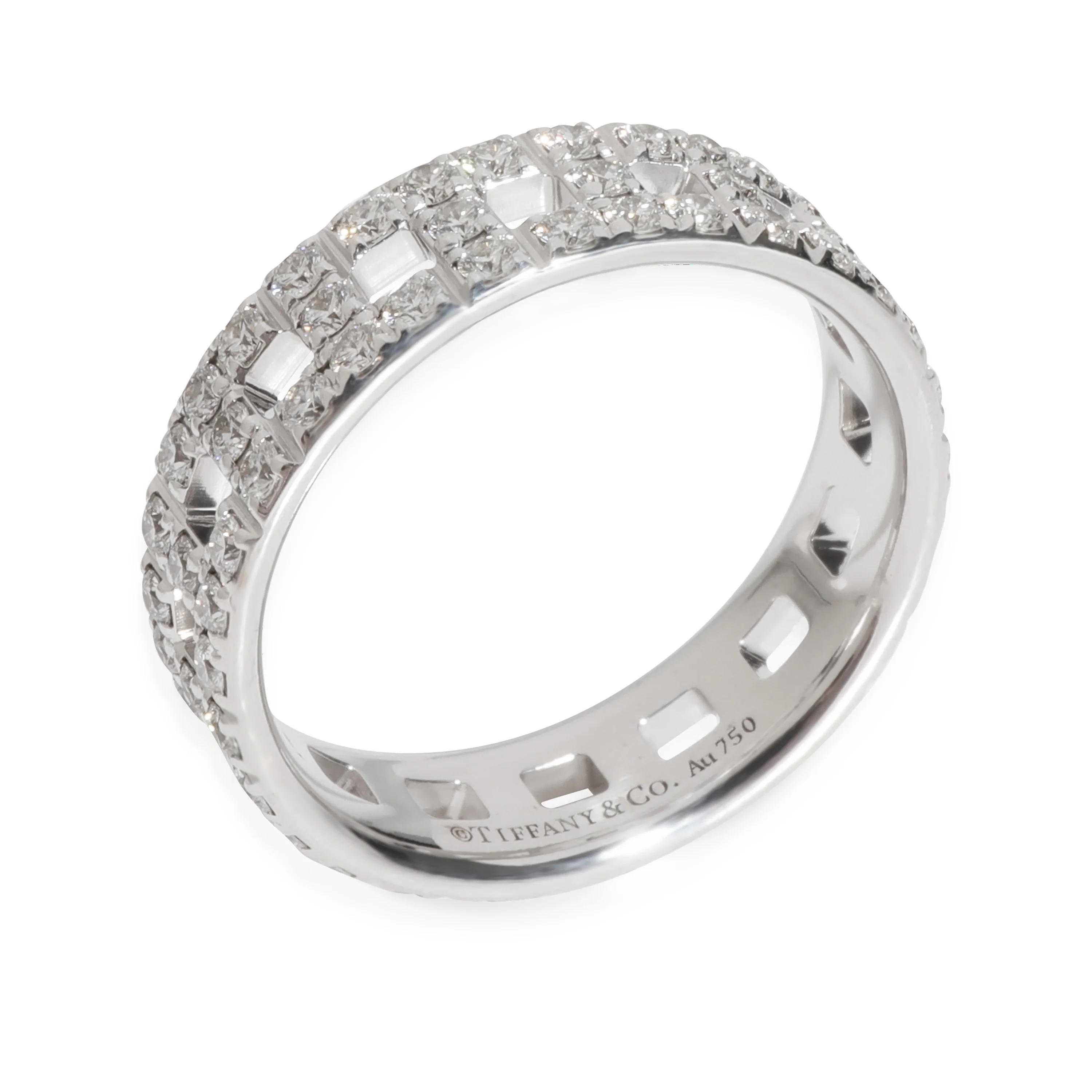Tiffany True Ring in 18K White Gold 0.99 CTW - Image 2