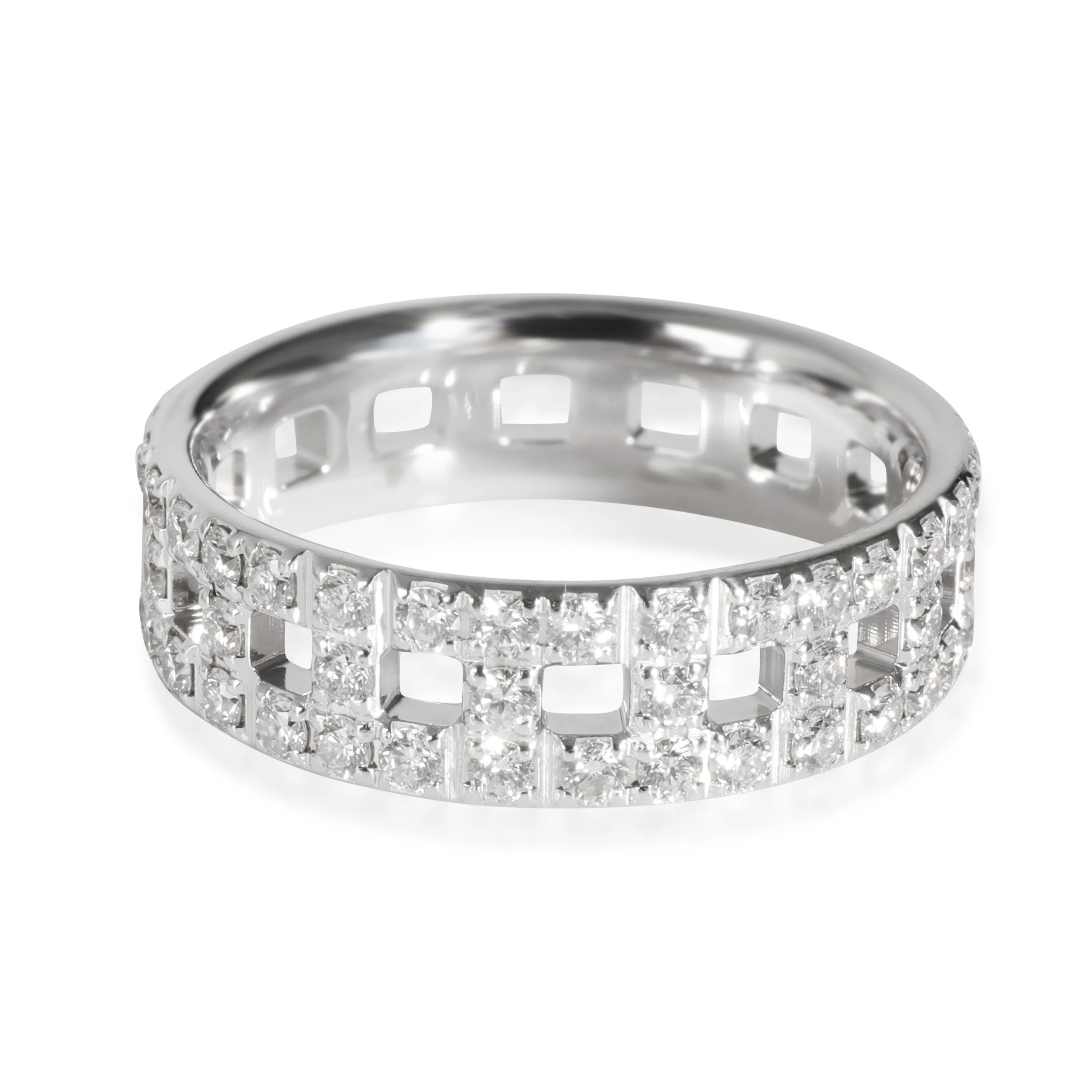 Tiffany True Ring in 18K White Gold 0.99 CTW - Image 3