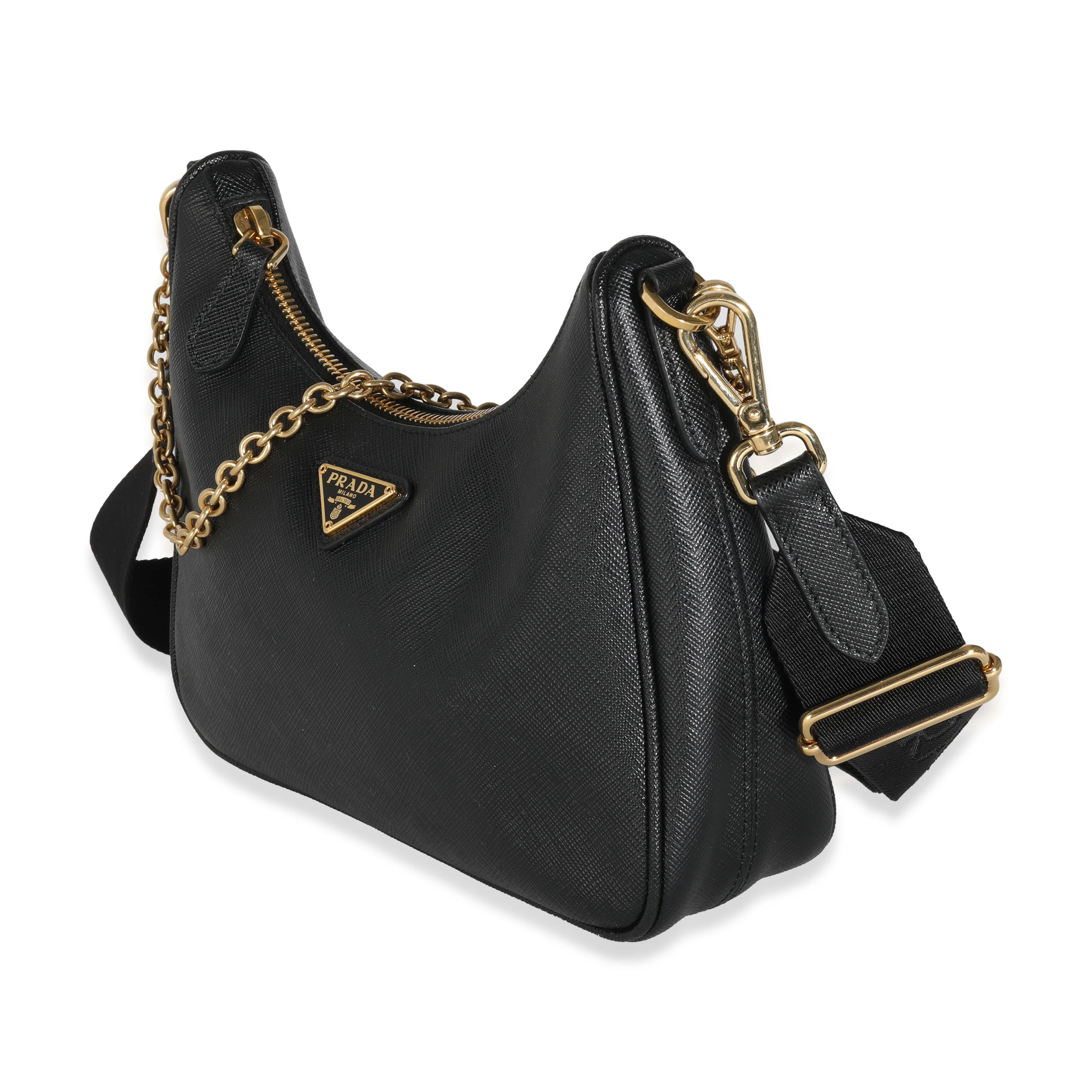 Black Saffiano Re-Edition 2005 Bag - Image 2