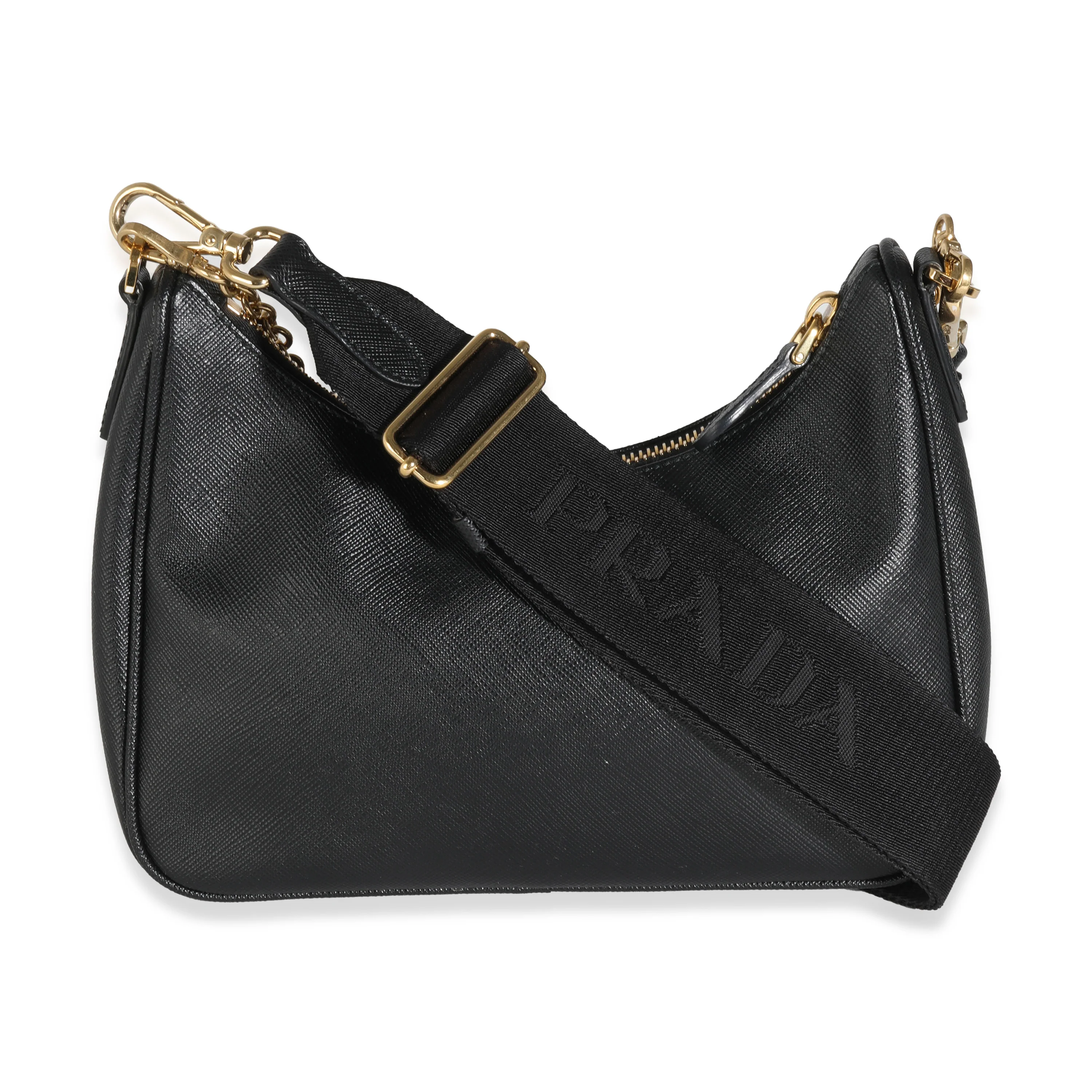 Black Saffiano Re-Edition 2005 Bag - Image 4